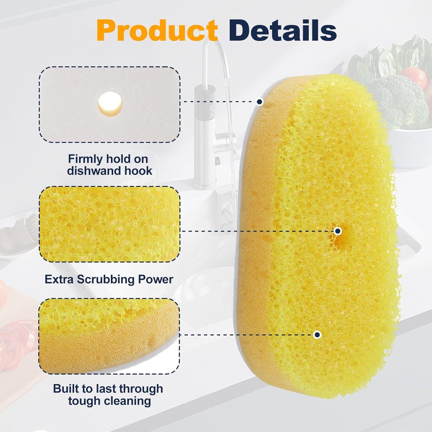 Cabezas de recarga Runhike para Dish Daddy y Scrub Daddy - 8 unidades