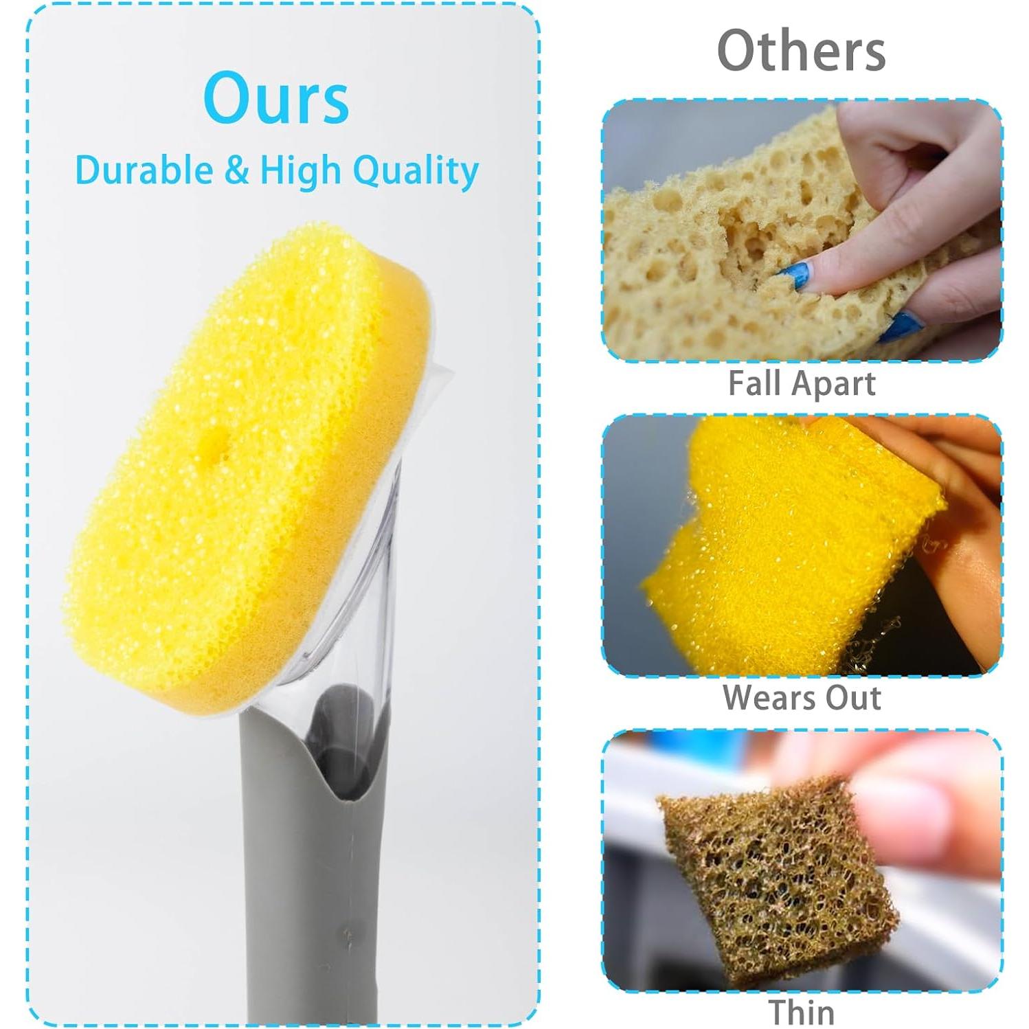 8 Recargas de Esponja para Varita de Platos Eiszhjk