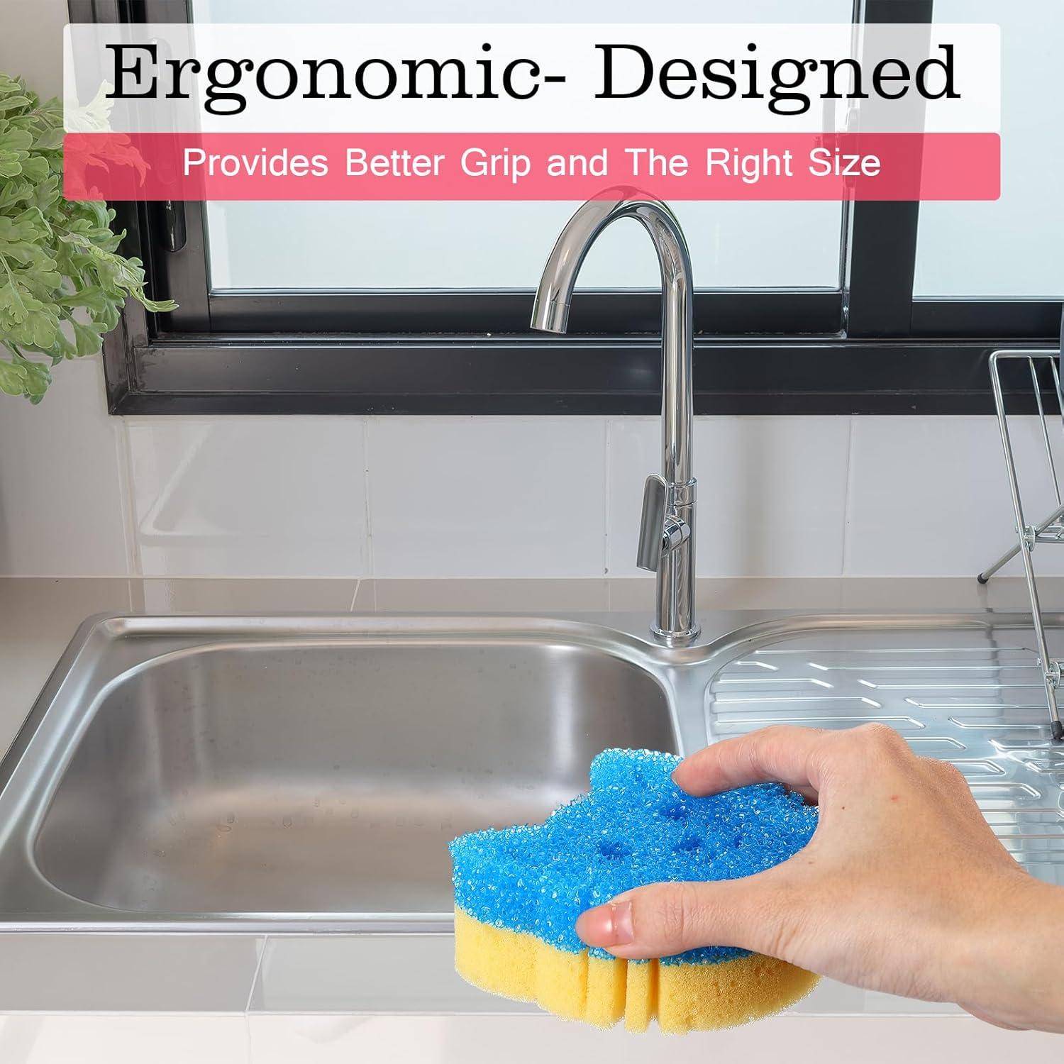 Esponjas de Limpieza Doble Cara FillTouch para Gatos 6 Pcs