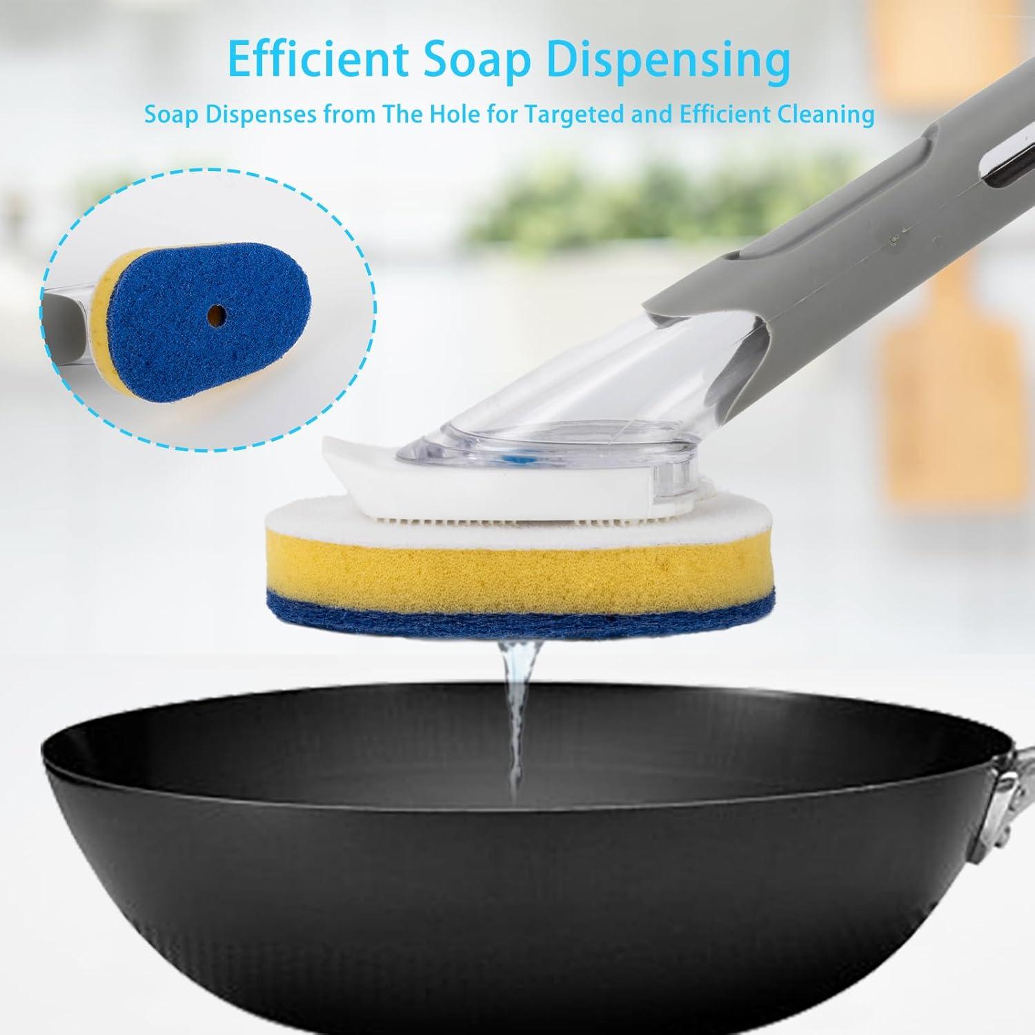 8 Cabezas de Esponja Repuesto Eiszhjk para Varita Scrub Daddy