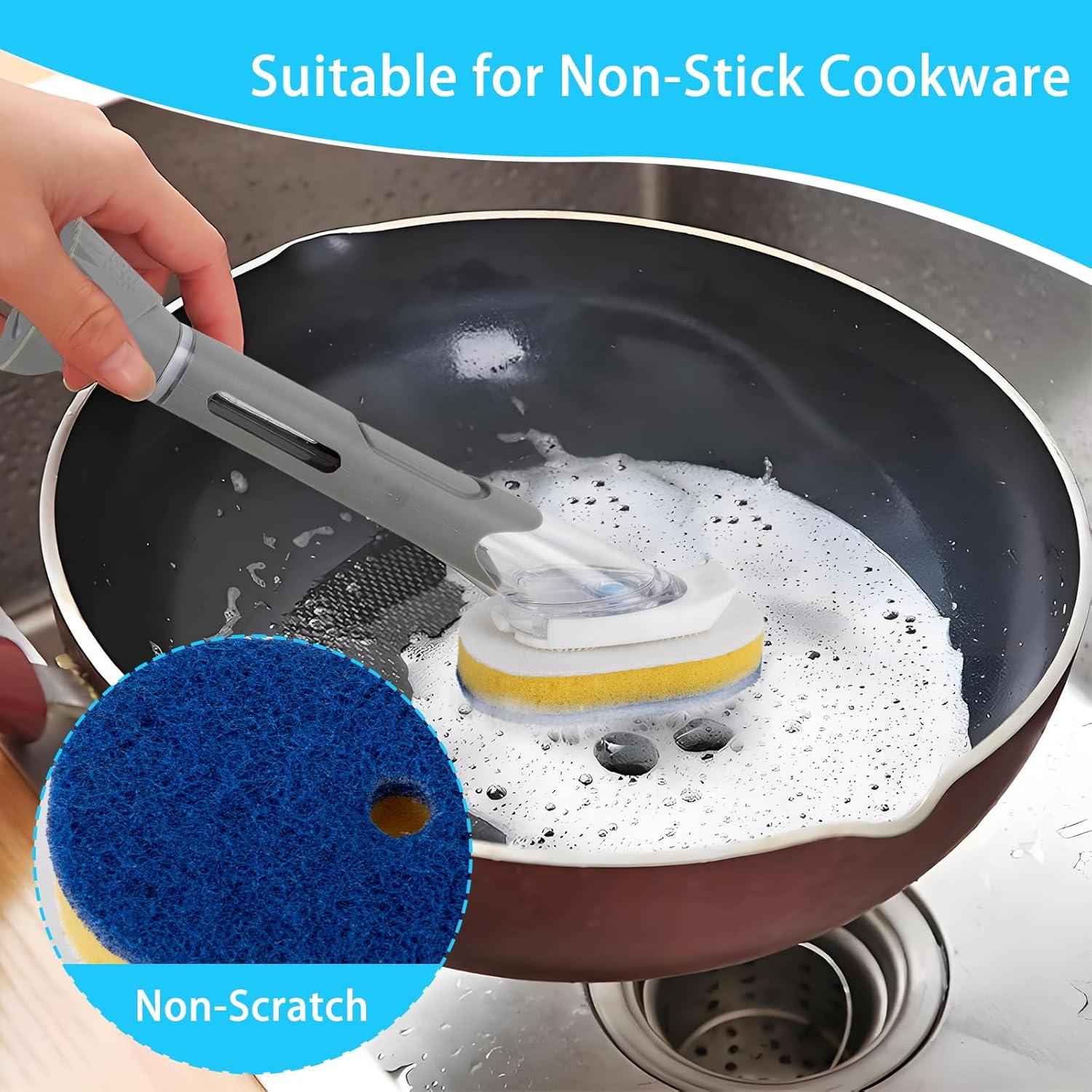 8 Cabezas de Esponja Repuesto Eiszhjk para Varita Scrub Daddy