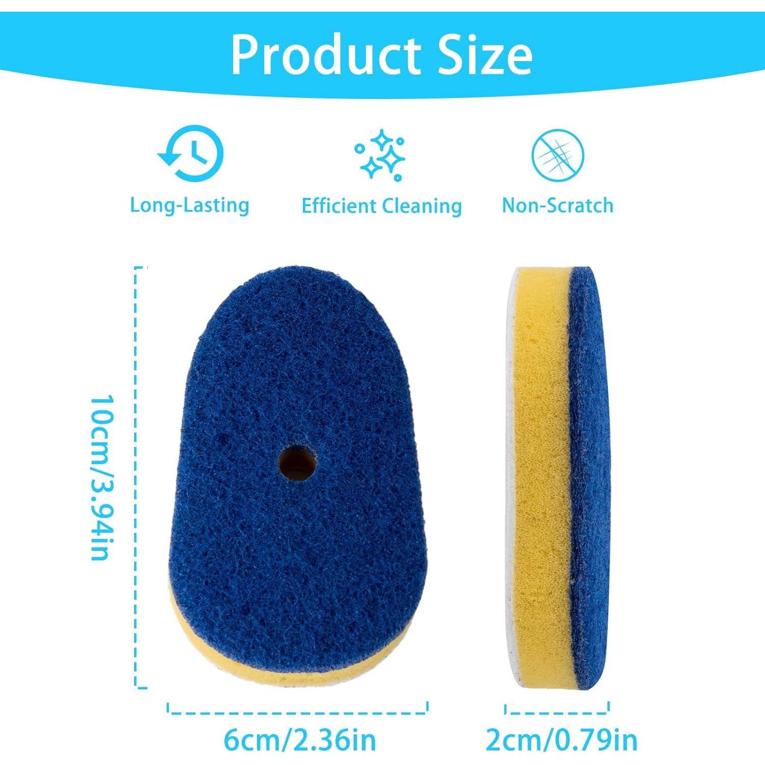 8 Cabezas de Esponja Repuesto Eiszhjk para Varita Scrub Daddy