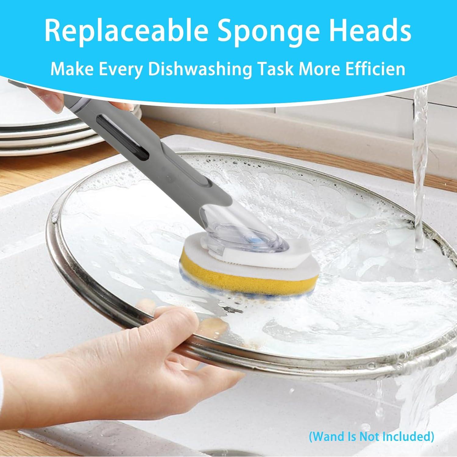 8 Cabezas de Esponja Repuesto Eiszhjk para Varita Scrub Daddy