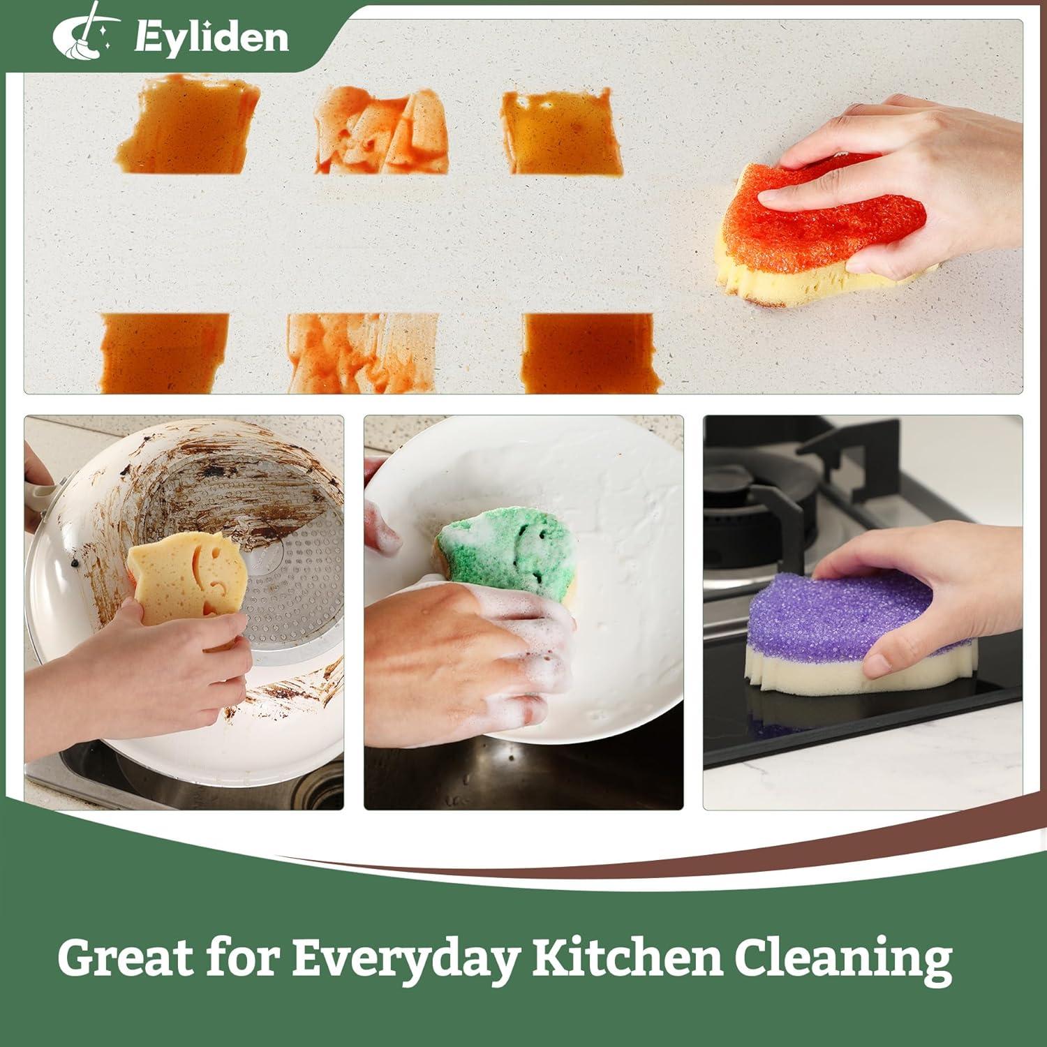 Esponjas de Fregar Eyliden 6 Piezas Doble Cara Smart-Temp