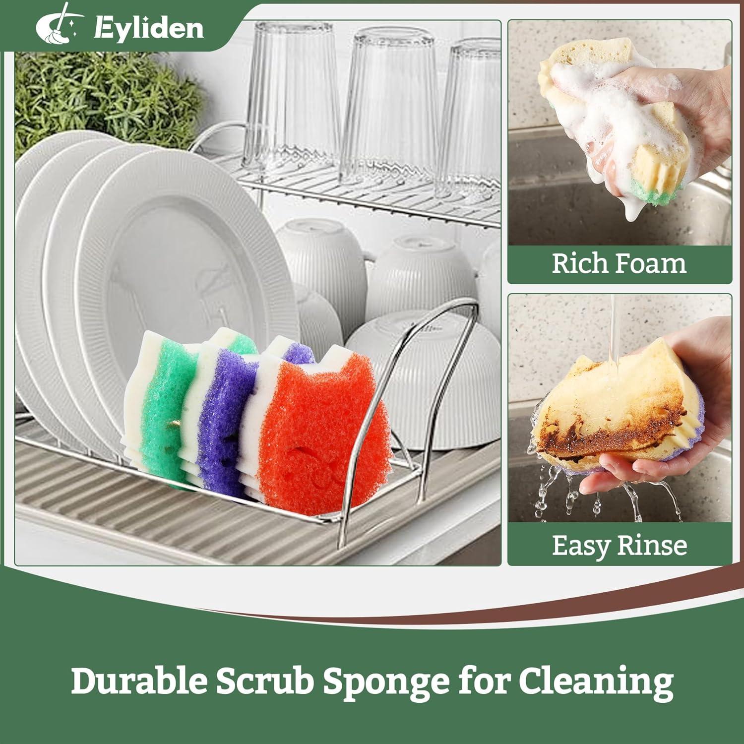 Esponjas de Fregar Eyliden 6 Piezas Doble Cara Smart-Temp