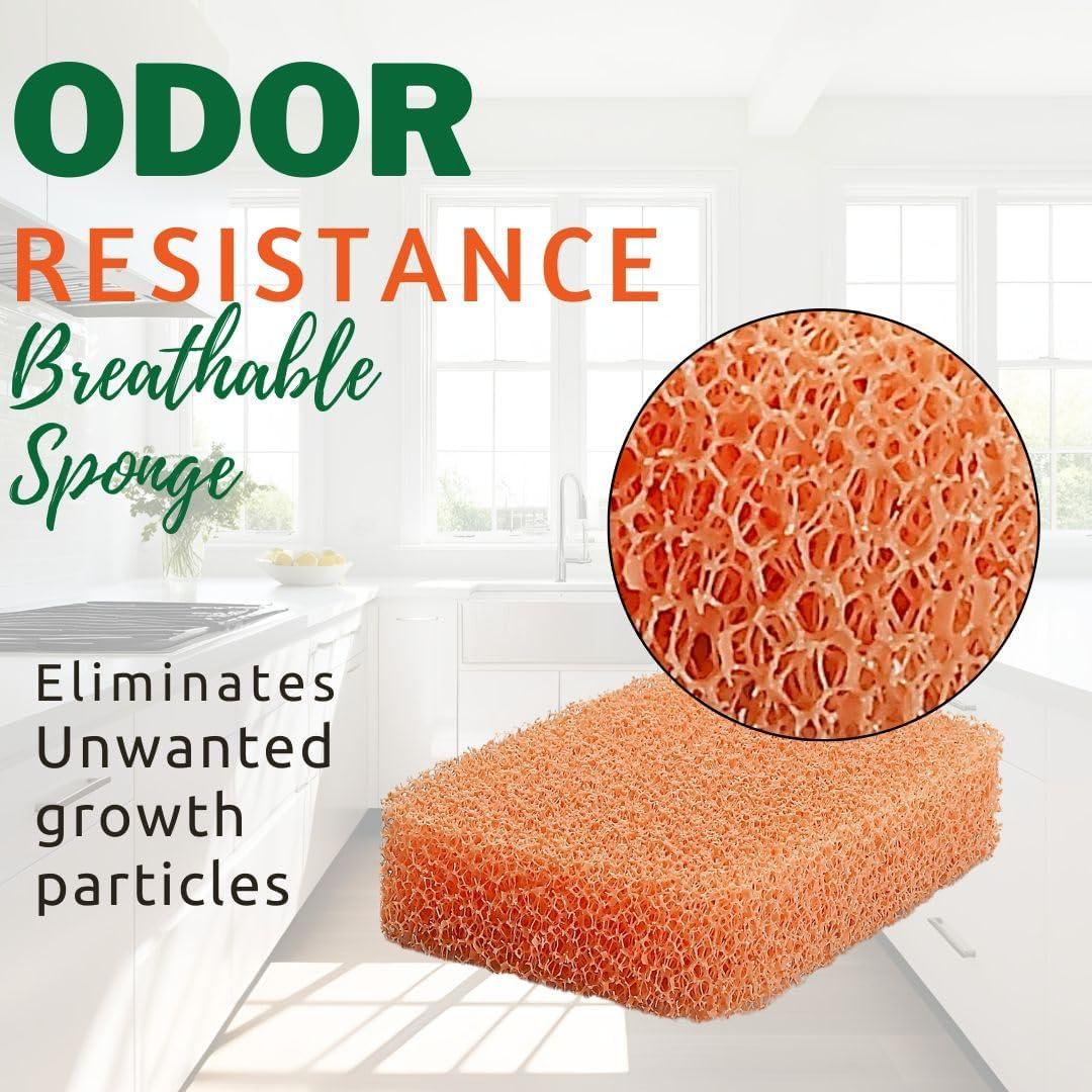 Esponjas de Cocina de Silicona Peachy Clean - Aroma Durazno, 3 Pzas