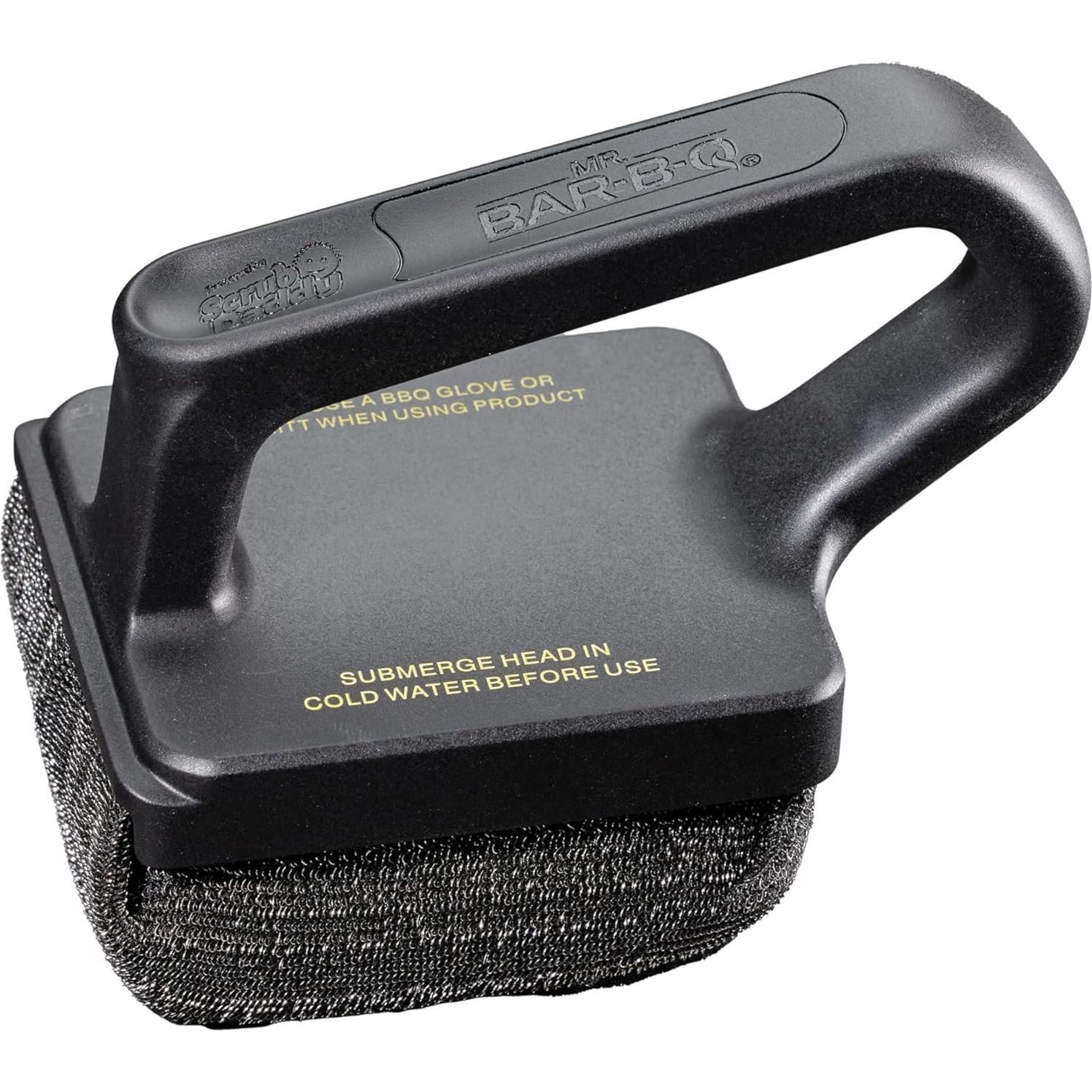 Cepillo Grande para Plancha Mr. Bar-B-Q 77201AMZSD Acero Inoxidable