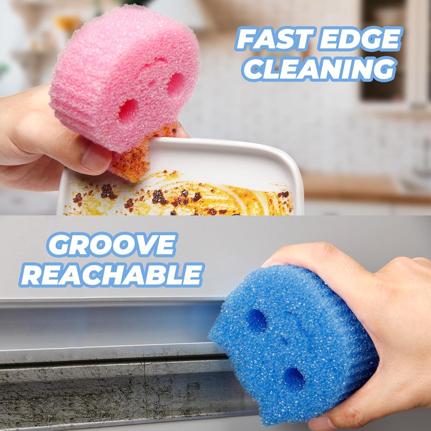 Juego de Esponjas de Limpieza Familia Scrub 3 Patrones Animales