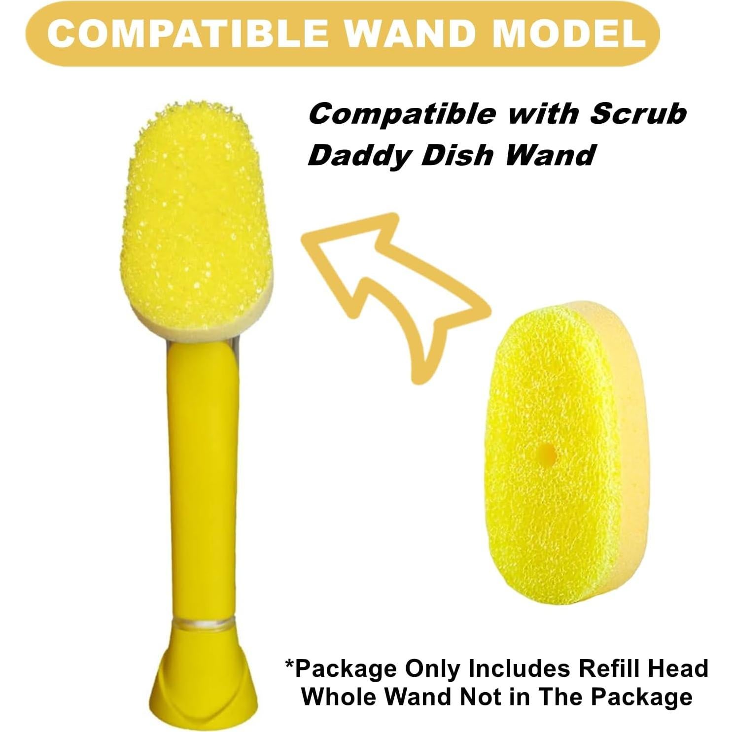Cabezal de Recarga Yieyosd para Scrub Daddy - Paquete de 4