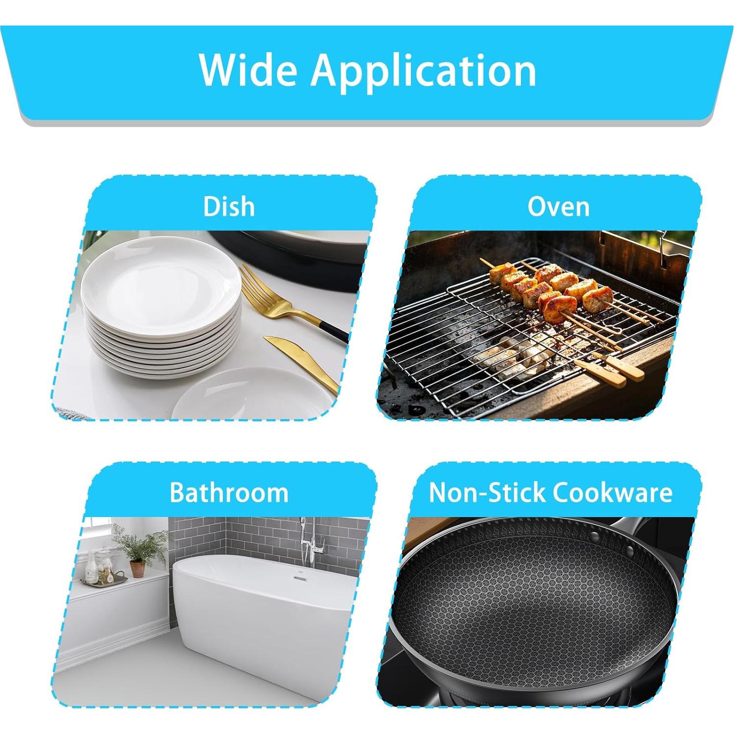 12 Recargas de Esponja para Varita de Platos Eiszhjk