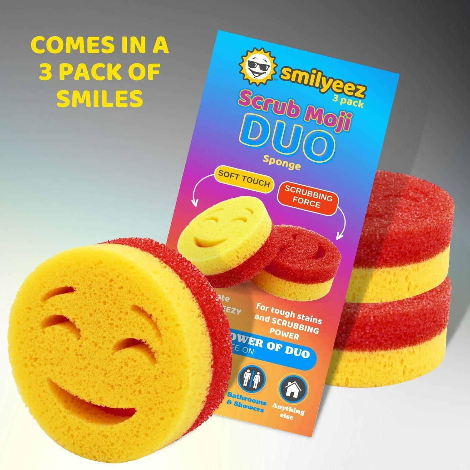 Organizador de Fregadero Smilyeez con Mango Sonriente y Esponjas