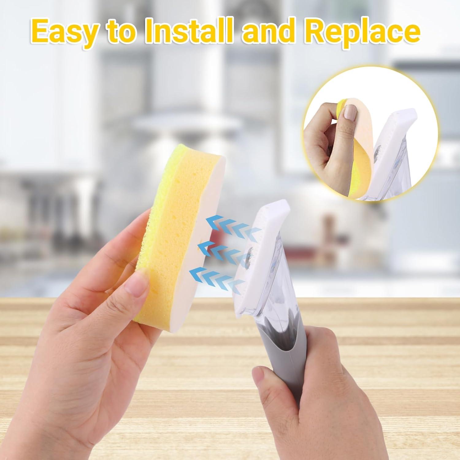 Recargas de Esponja Scrub Daddy STTH Amarillo 4 Piezas