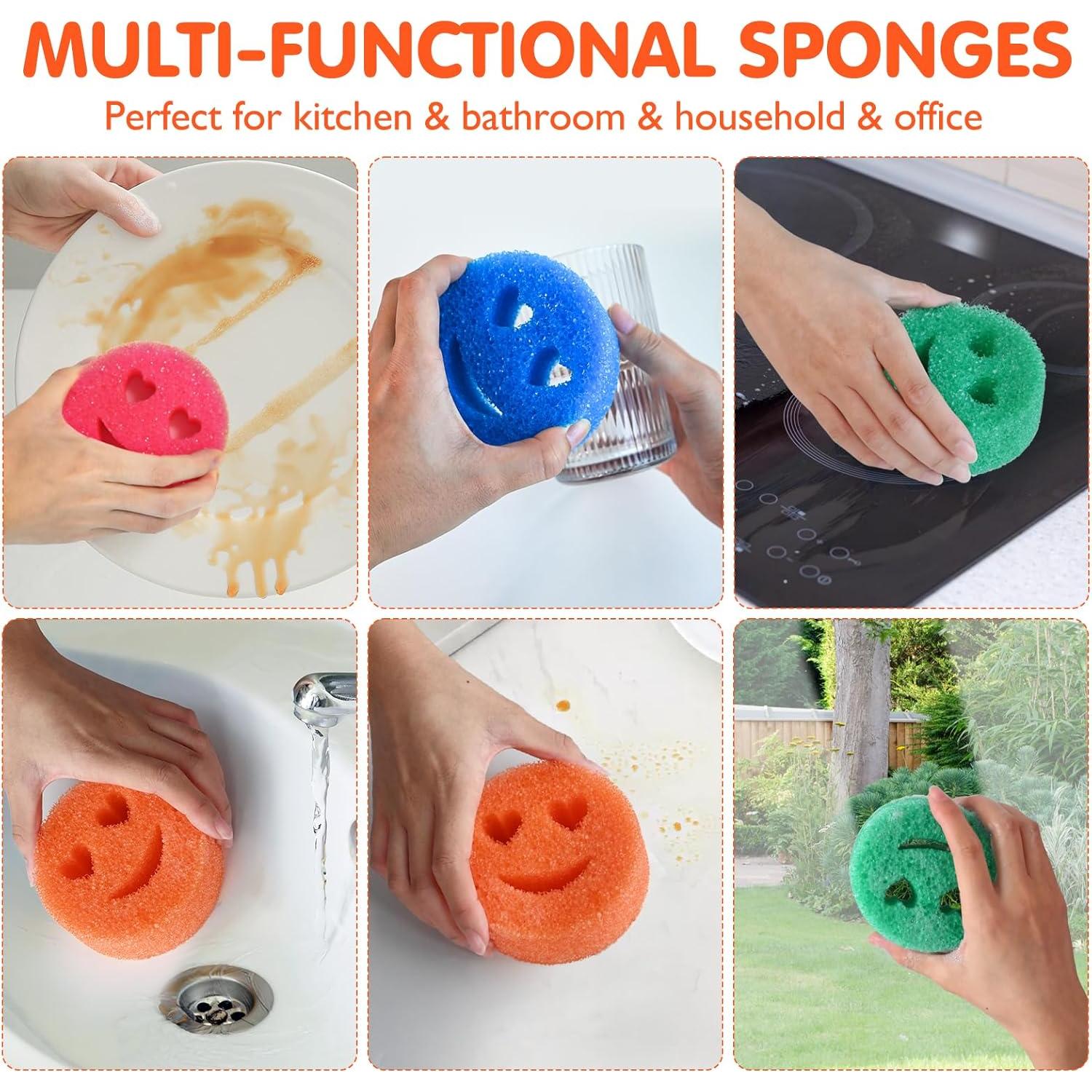 Esponjas de Cocina RIMAY No Rayantes - Paquete de 4 Unidades