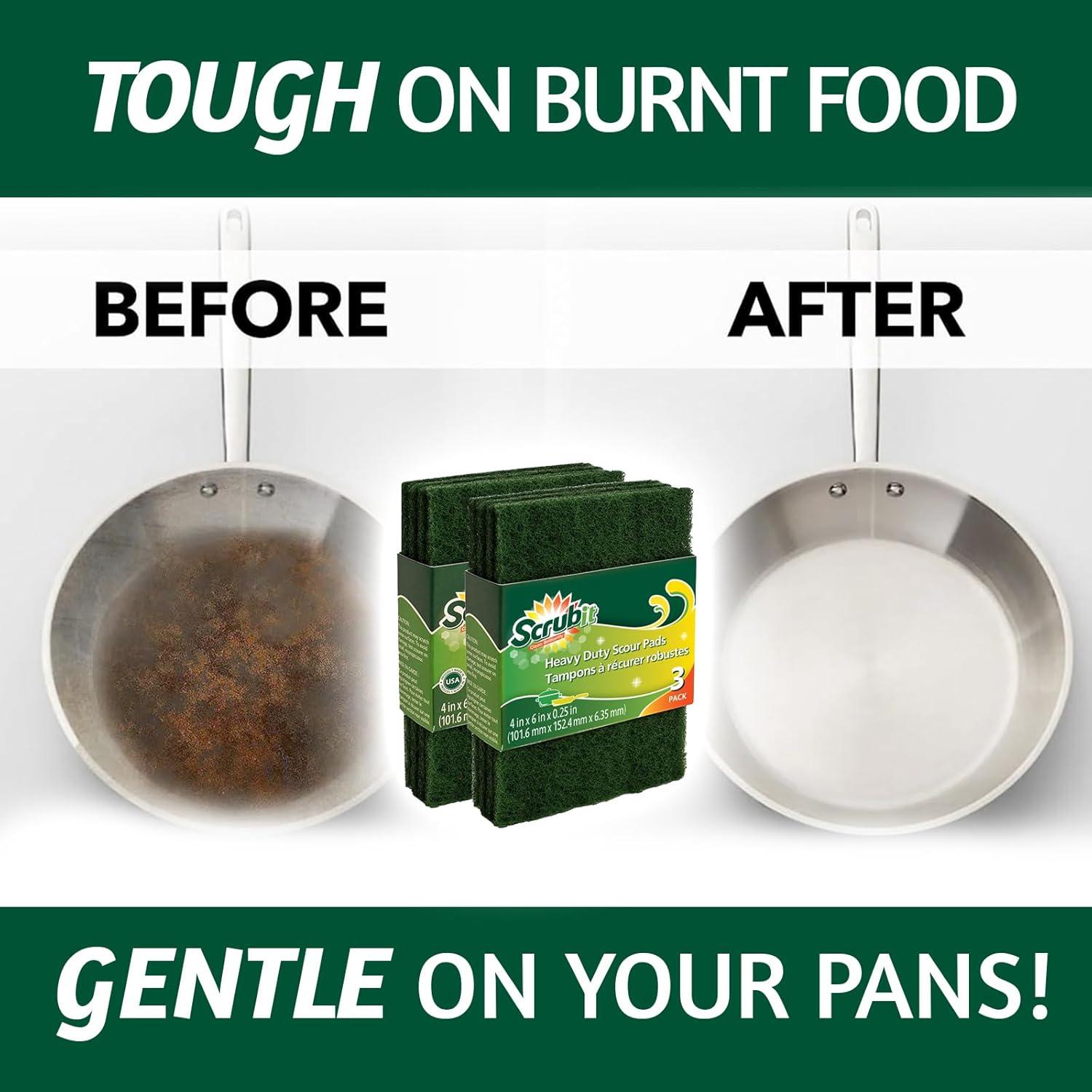 Esponjas de limpieza Scrubit - Paquete de 12 unidades verdes