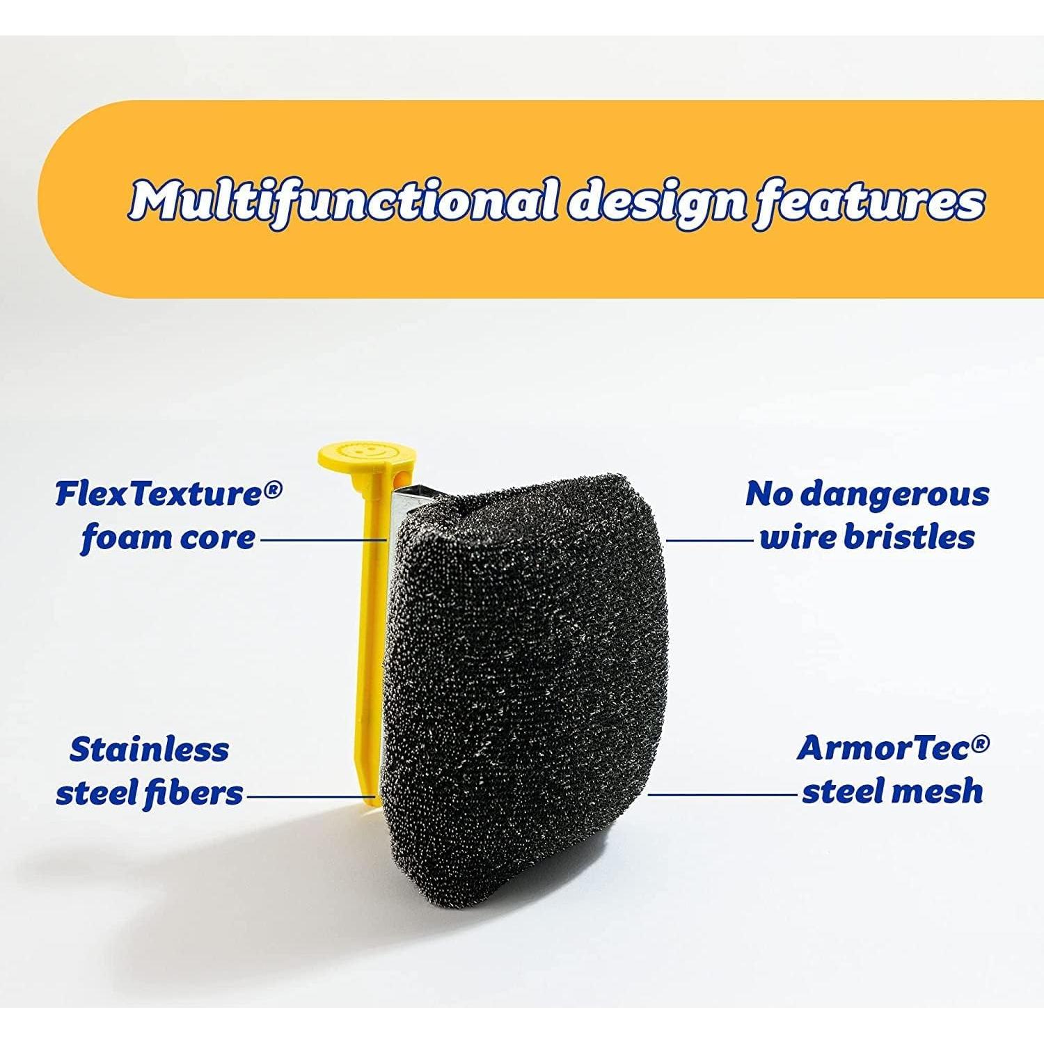 Cepillo de Limpieza BBQ Daddy Scrub Daddy con Cabeza Reemplazable