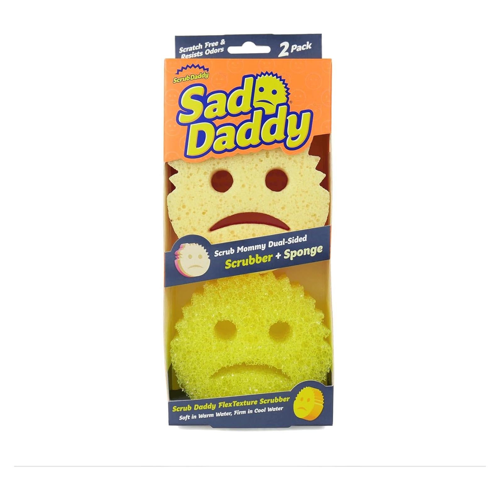 Paquete de 2 Esponjas Scrub Daddy y Scrub Mommy - Sin Arañazos