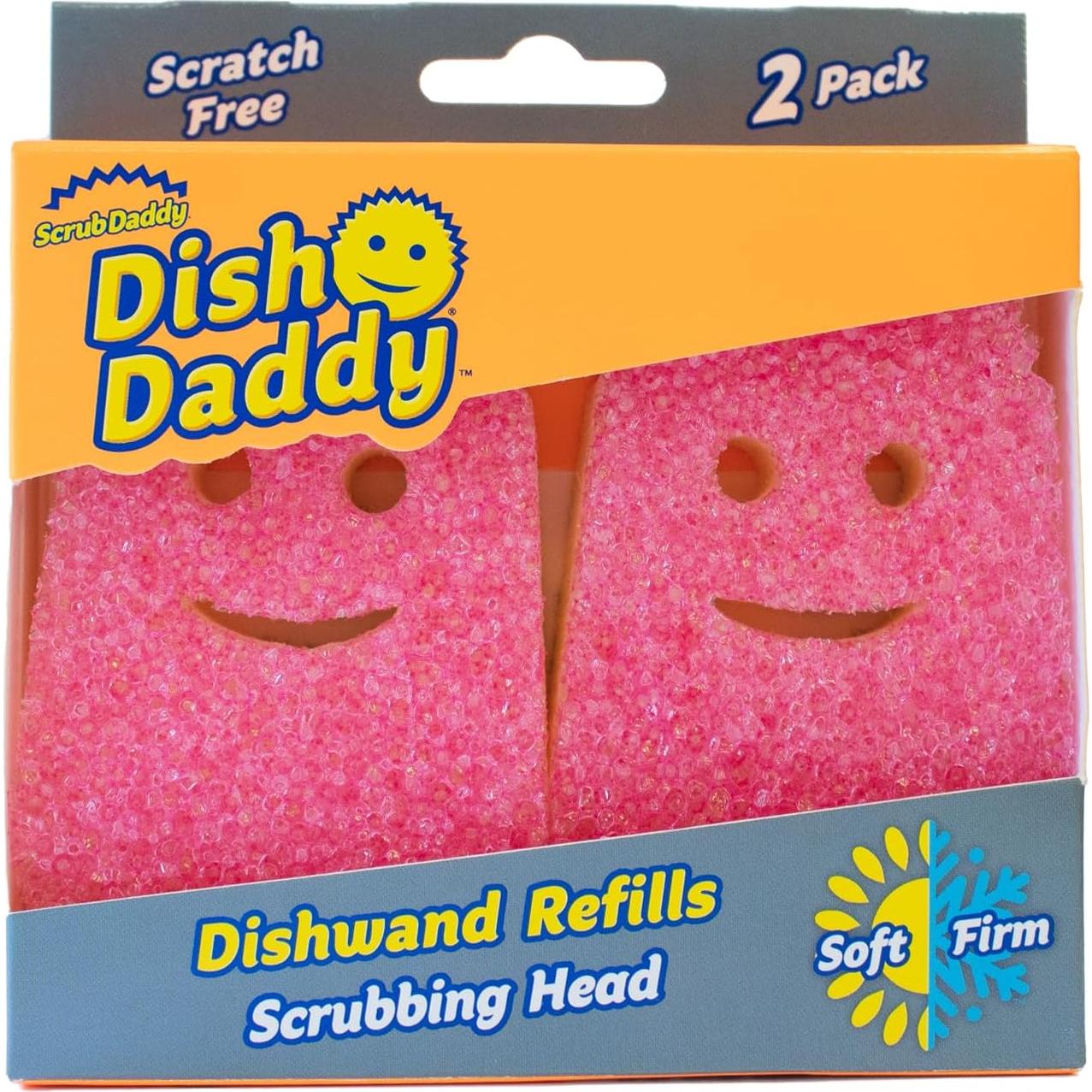 Esponja de Lavado Scrub Daddy Dish Daddy con Dispensador - Rosa