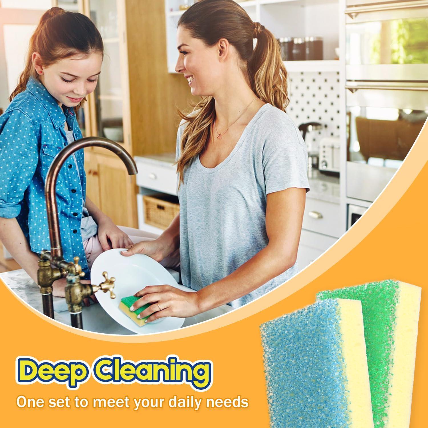 Esponjas de Fregar LAUNDRYLUX Doble Cara 8 Unidades