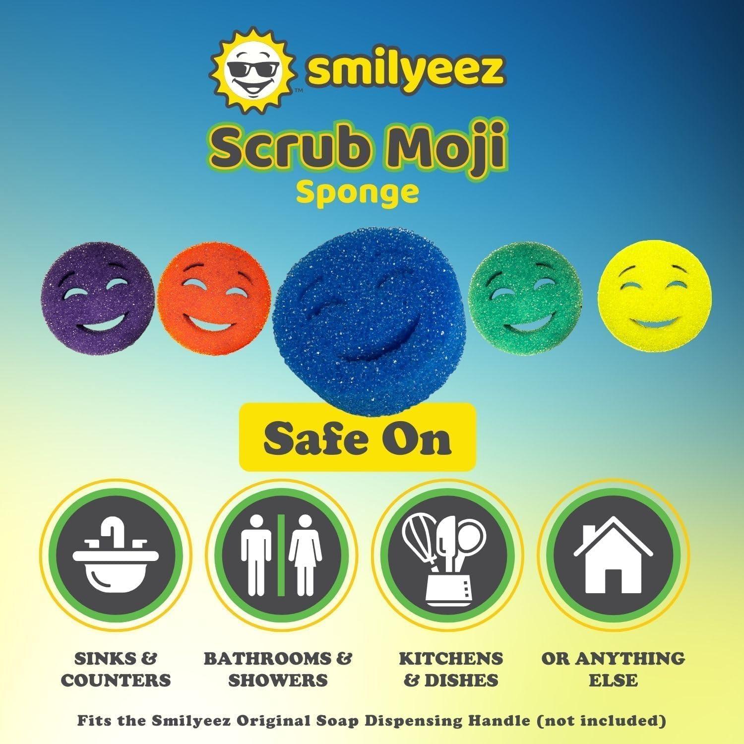Esponjas de Fregar Moji Smilyeez - Juego de 3 - Púrpura