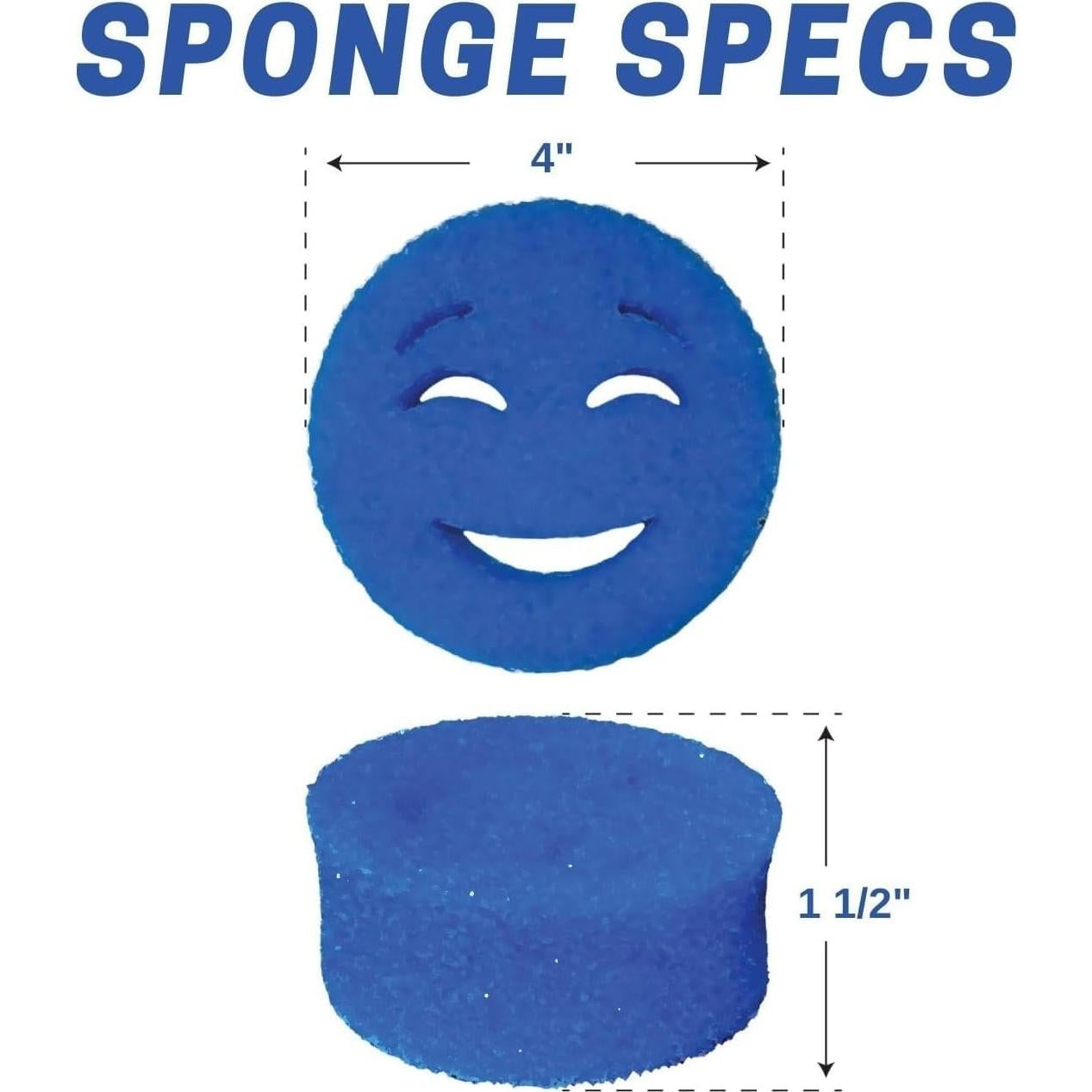 Esponjas de Fregar Moji Smilyeez - Juego de 3 - Púrpura