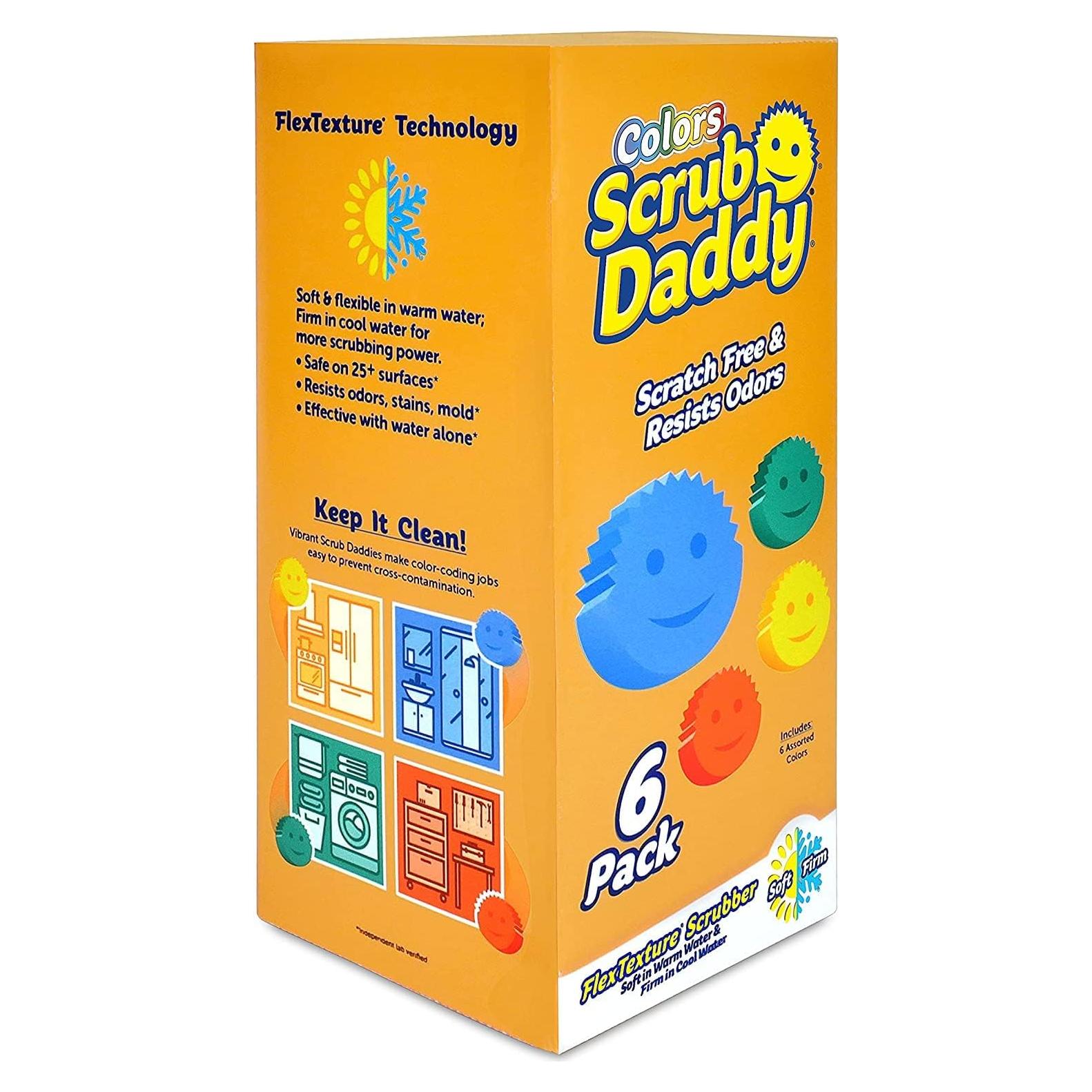 Juego de Esponjas Scrub Daddy Colores - 6 Unidades Multiuso