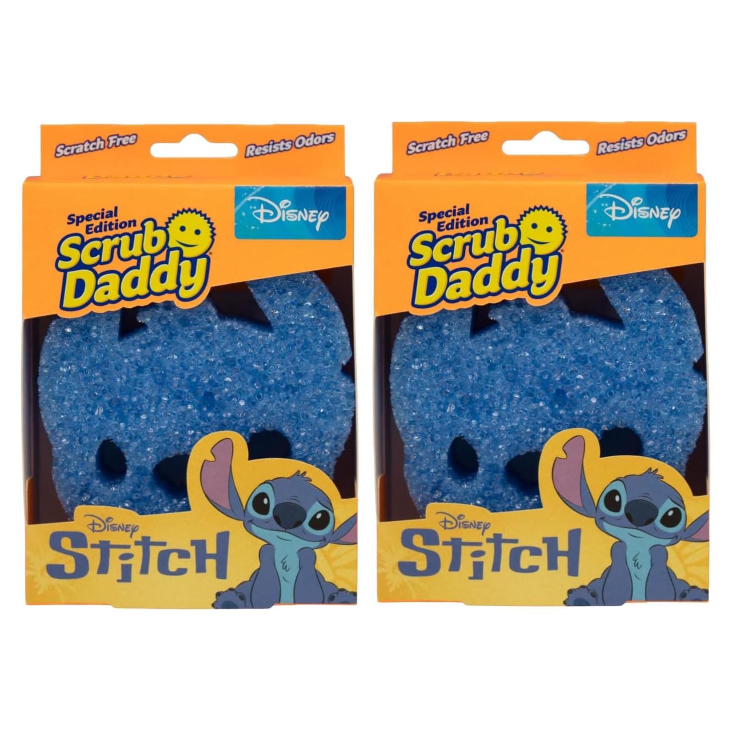 Esponjas de Platos Scrub Daddy Disney Stitch Paquete Doble
