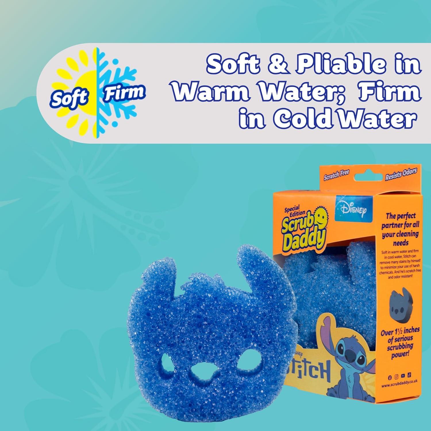 Esponjas de Platos Scrub Daddy Disney Stitch Paquete Doble