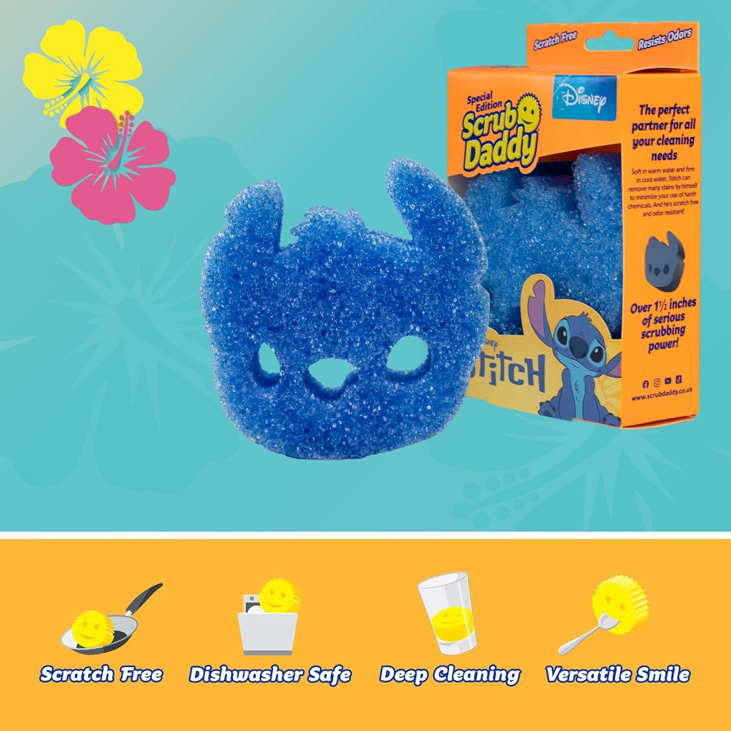 Esponjas de Platos Scrub Daddy Disney Stitch Paquete Doble