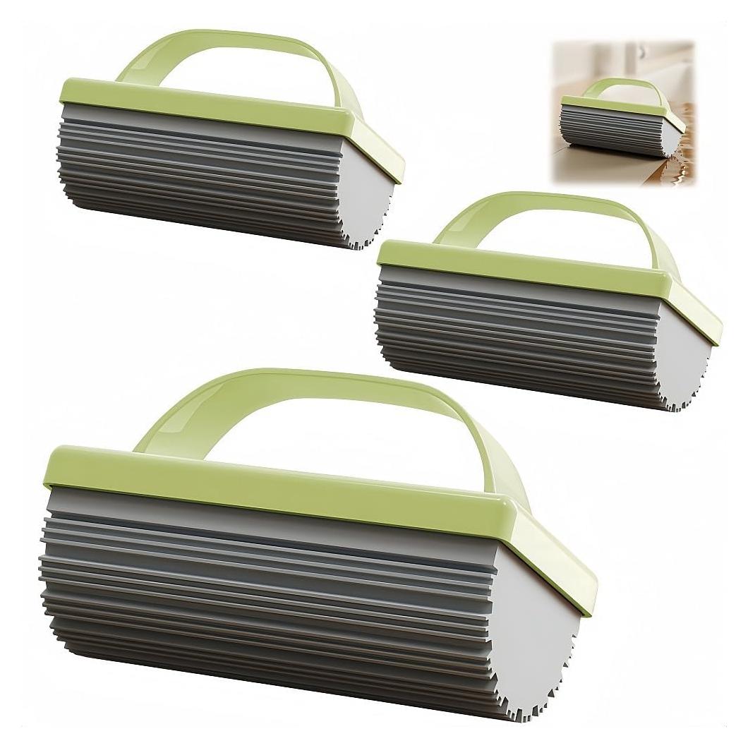 Esponjas de limpieza LUCKYLIGHT 3PCS Verde para zócalos