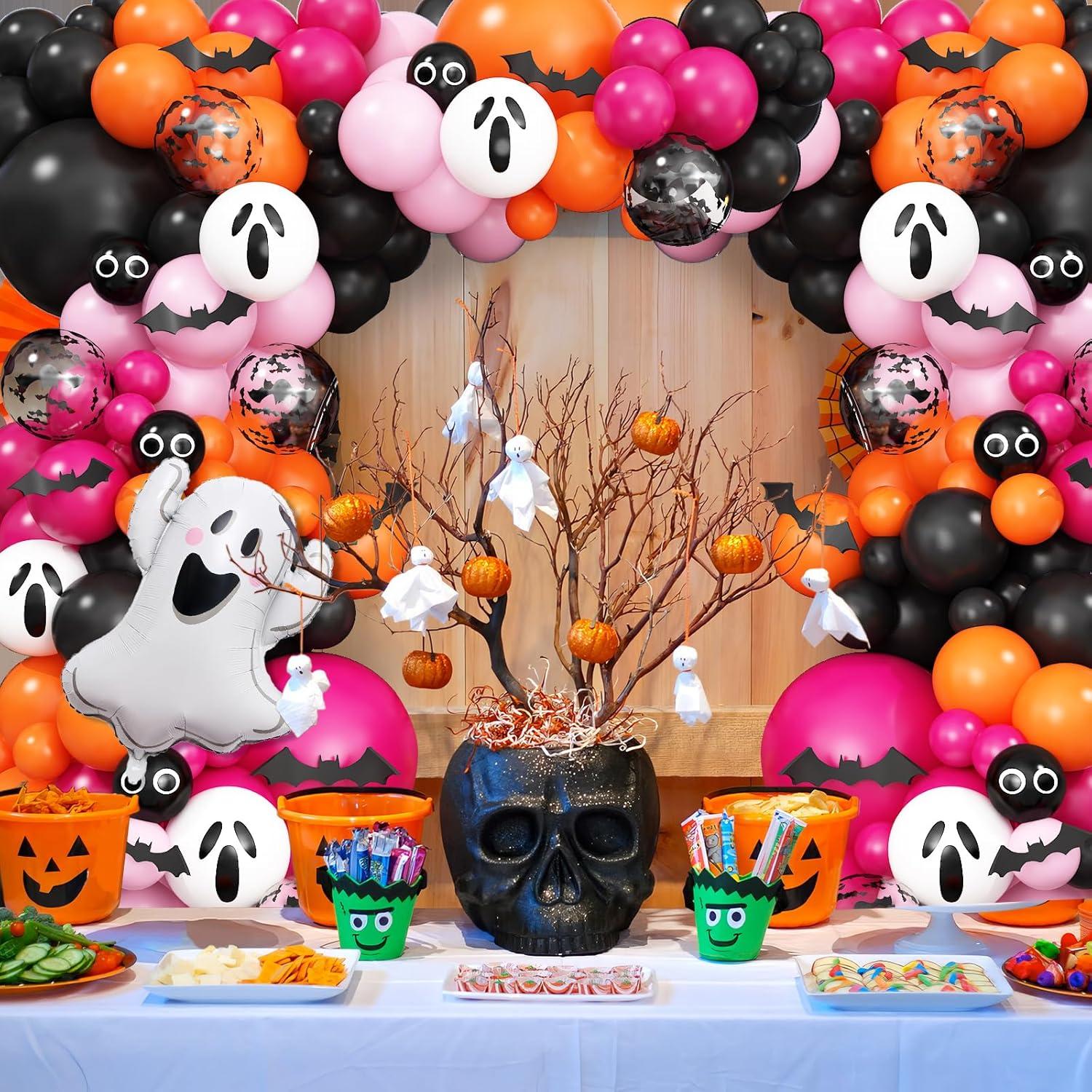 Kit de Arco de Globos de Halloween GRESATEK - 20 Globos de Láttex