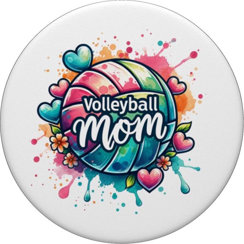 Camiseta de Voleibol Rosa Pastel para Niñas y Mujeres PopSockets
