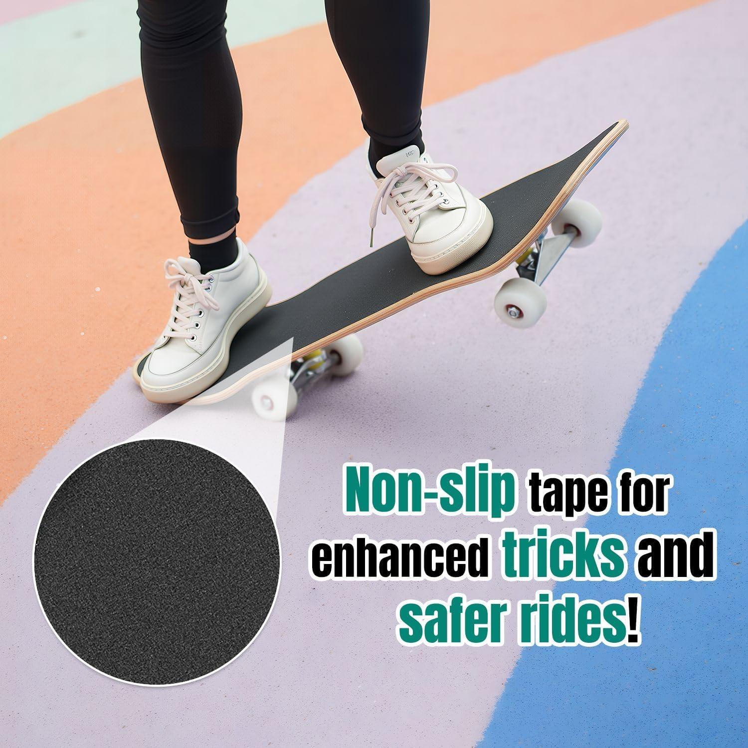 Patineta Completa UHMLTCRBOD Rosa Blanca 78.74x20.32cm 7 Capas