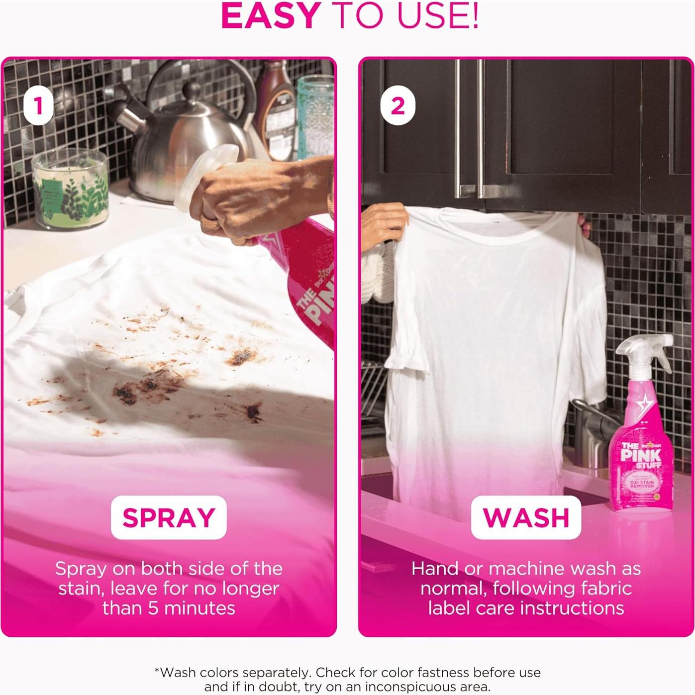 Spray Quitamanchas Stardrops The Pink Stuff Oxi 500ml