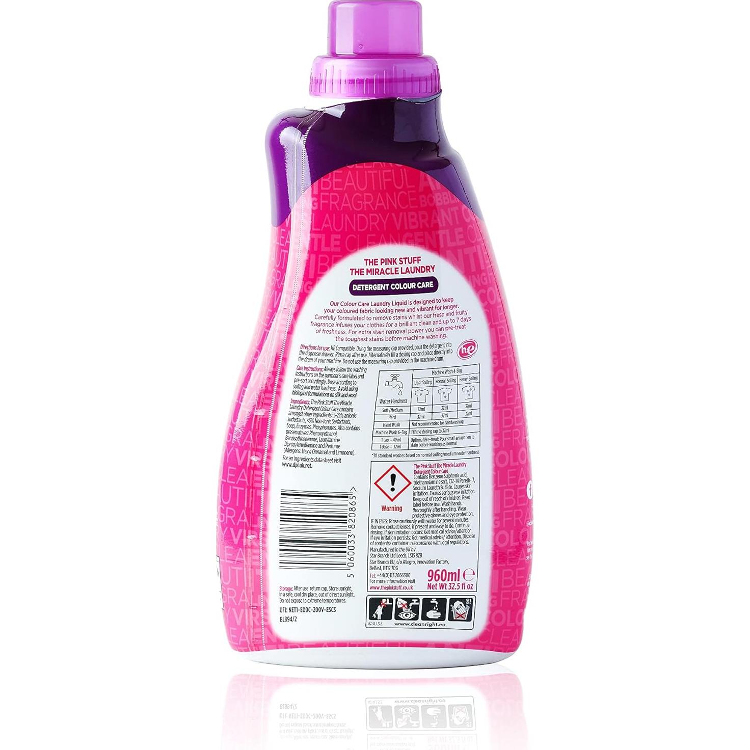 Detergente de Lavandería Stardrops Cuidado del Color 2L - 30 Lavados