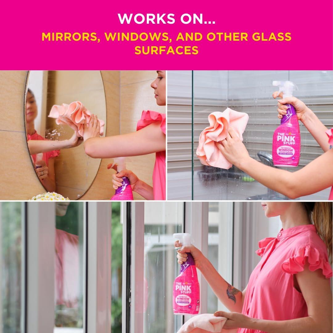 Limpiador de Ventanas El Stuff Rosa con Vinagre 750ml