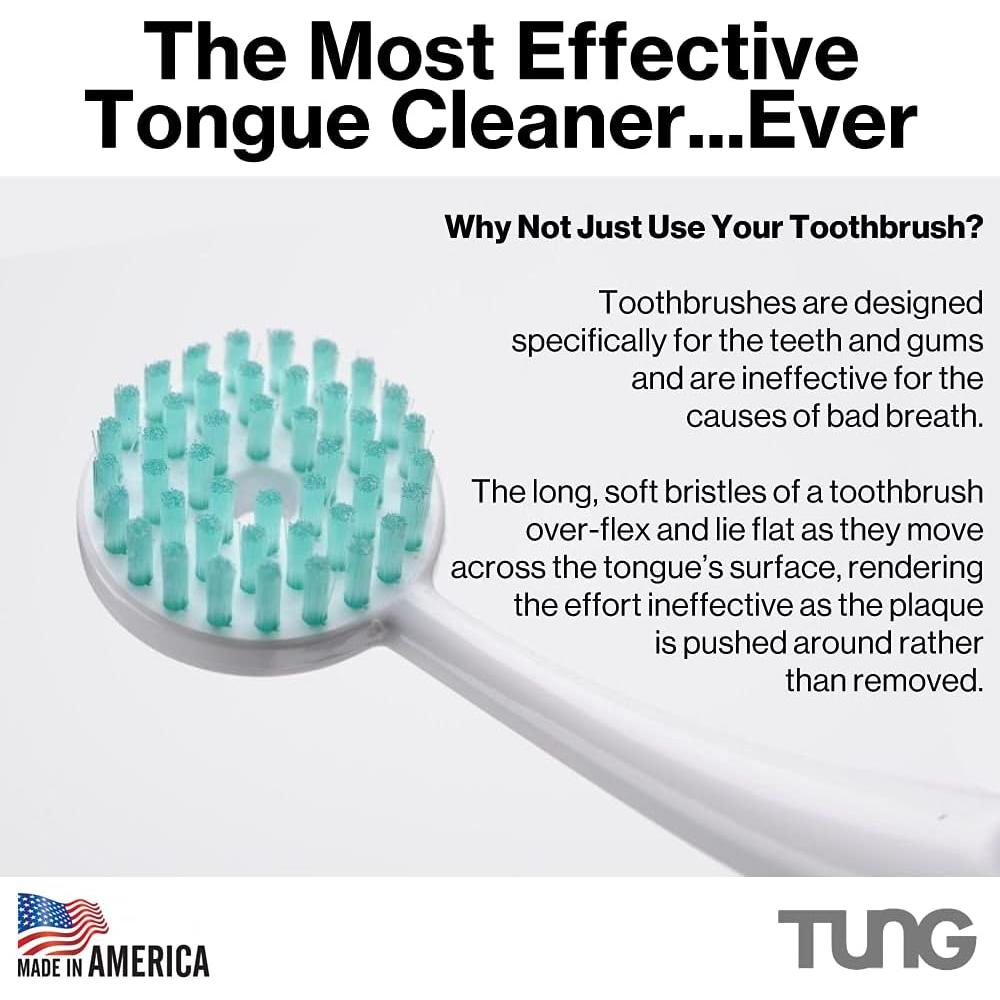 Gel Limpiador de Lengua TUNG Menta Fresca - Paquete de 4