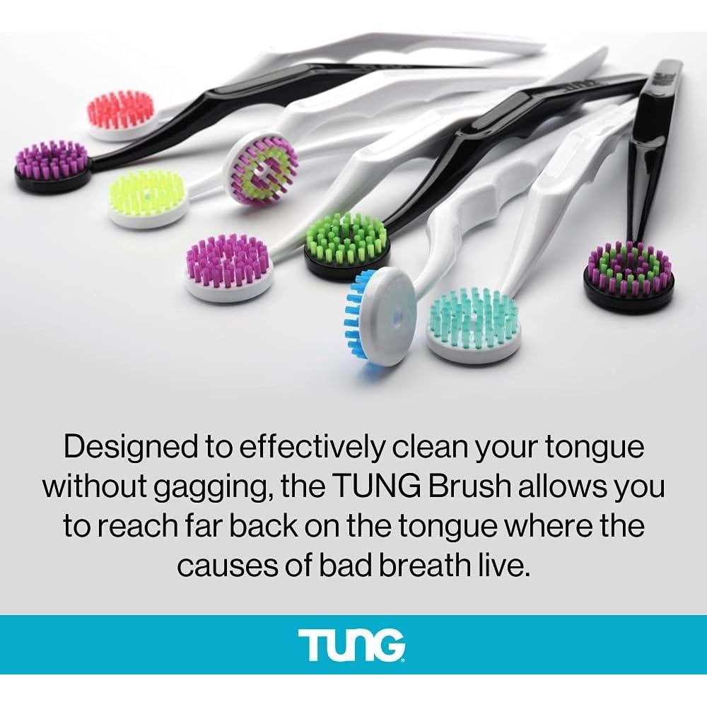 Gel Limpiador de Lengua TUNG Menta Fresca - Paquete de 4