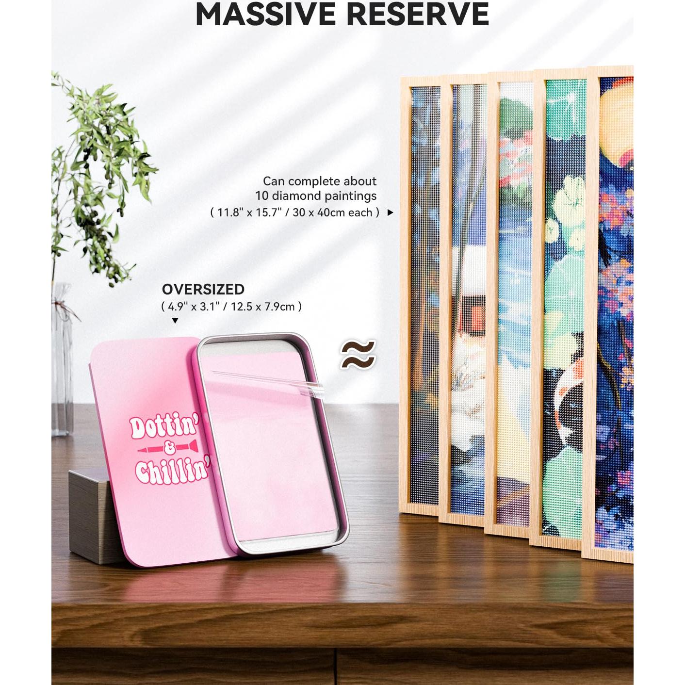 Cera de Adsorción Fuerte ARTDOT para Pintura de Diamantes Rosa