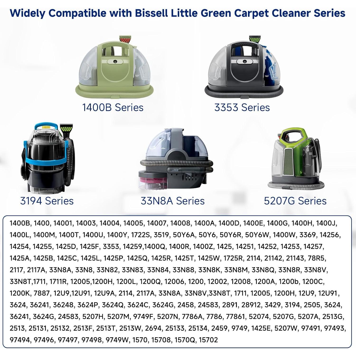 Cepillo de Repuesto RONGJU 1400B para Limpiador Bissell