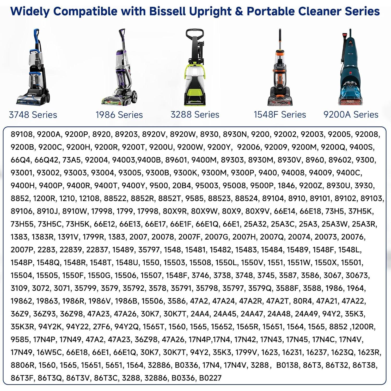 Cepillo de Repuesto RONGJU 1400B para Limpiador Bissell
