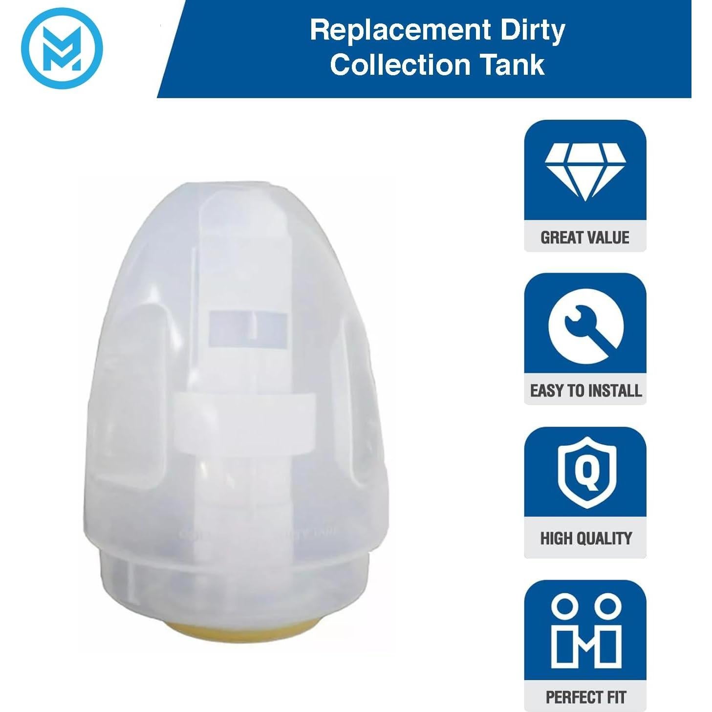 Tanque Sucio de Reemplazo Bissell 2037144 para Limpiadores