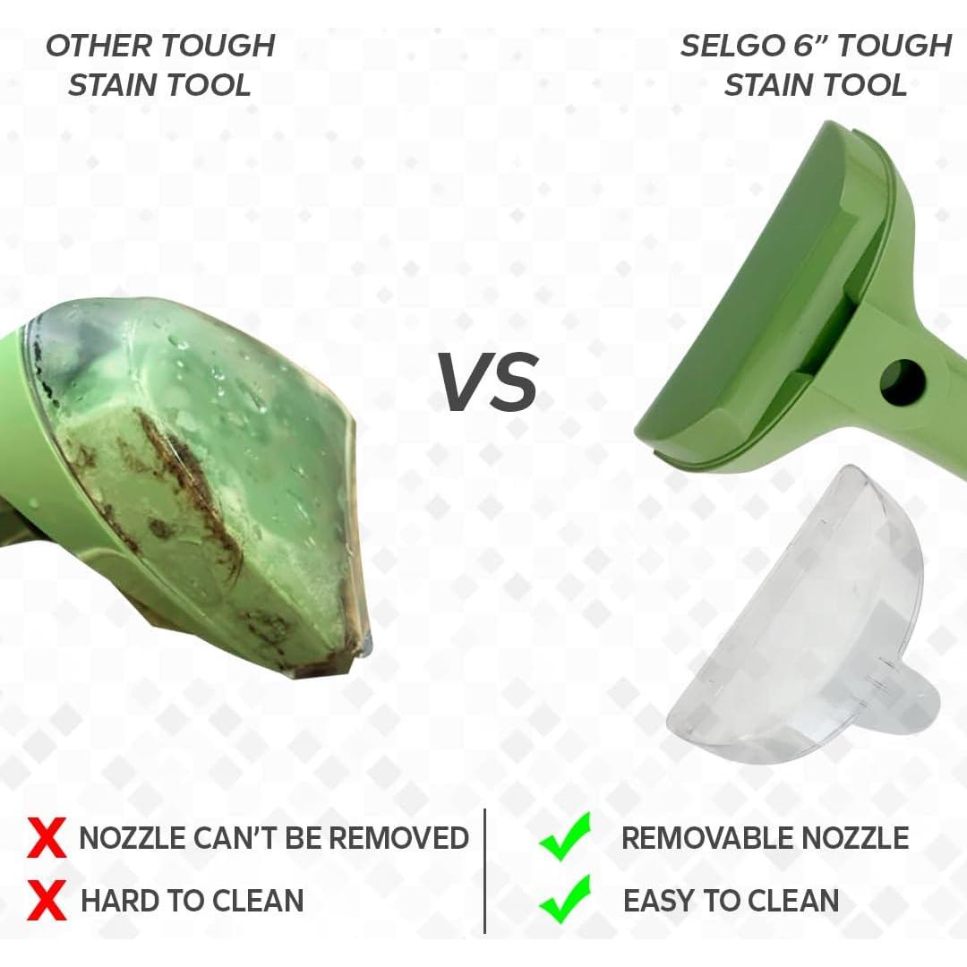 Cepillo de Reemplazo Selgo para Manchas Difíciles 15.24 cm Verde