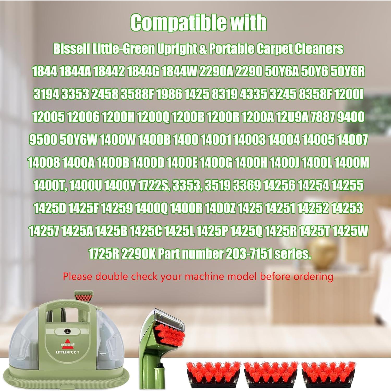 Cepillo de Repuesto DovLazm para Bissell 1400B - 4 Piezas