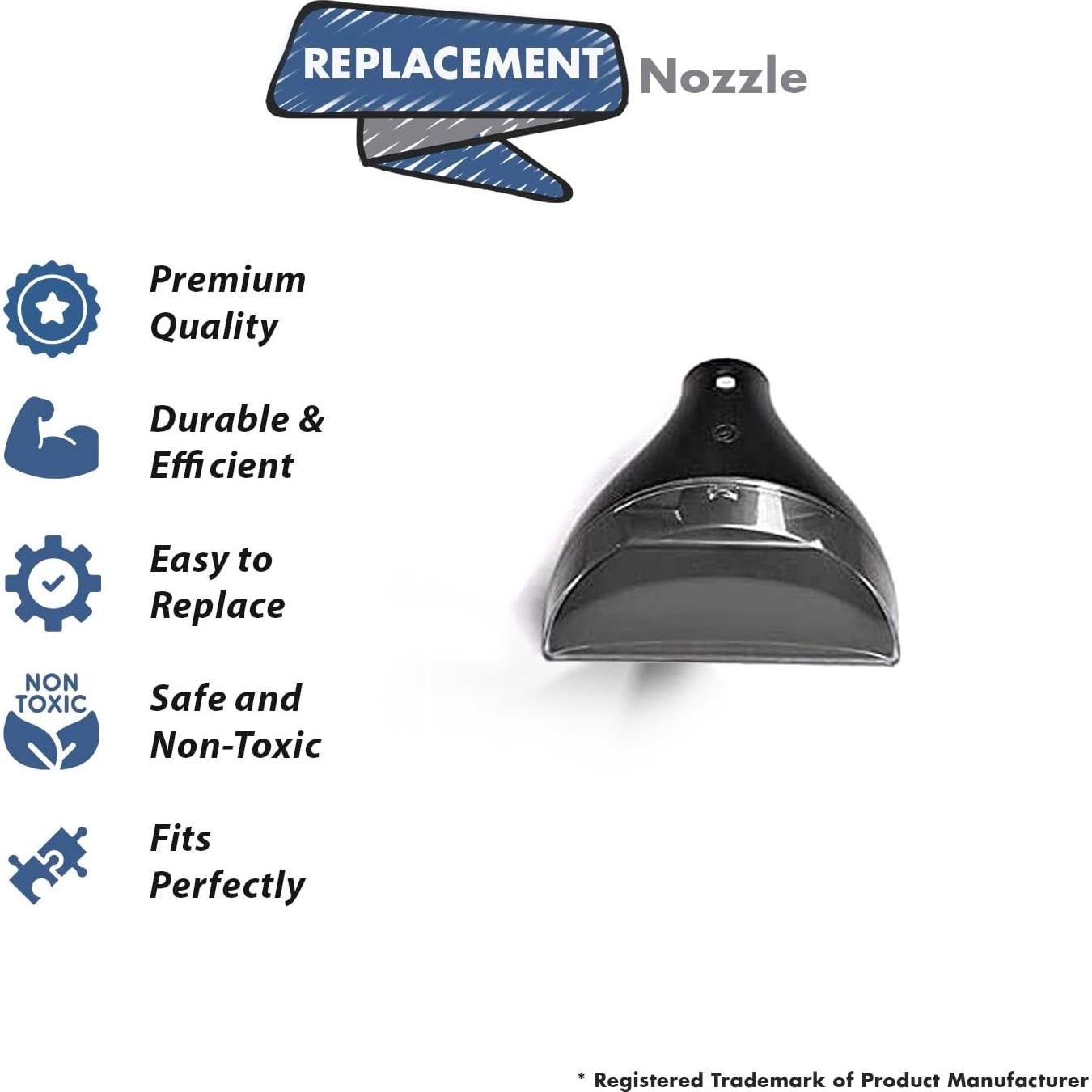 Repuesto Bissell 86T3 - Nozzle Cepillo Escalera 15.24 cm