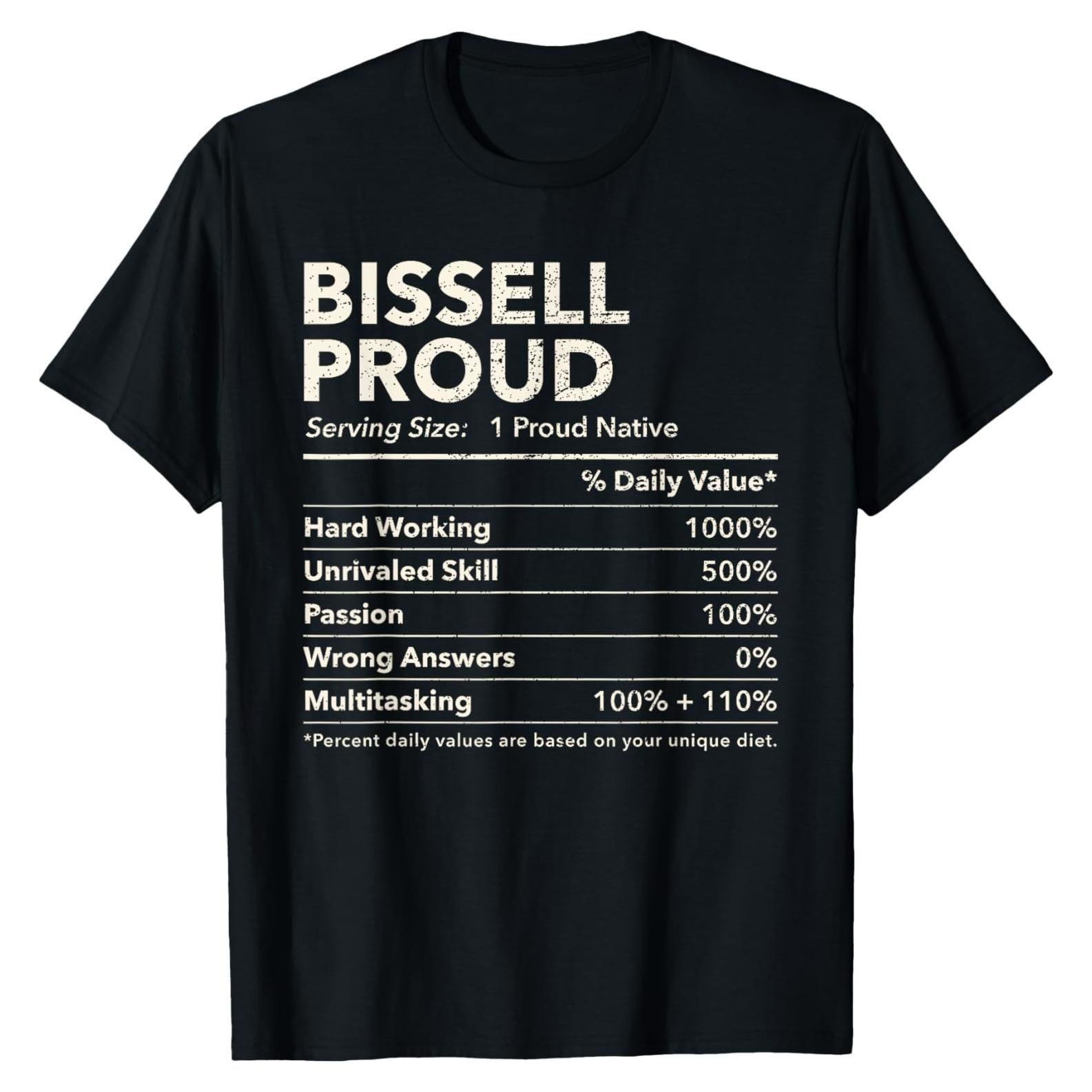 Camiseta Vintage Bissell NJ para Hombre - Diseño Retro