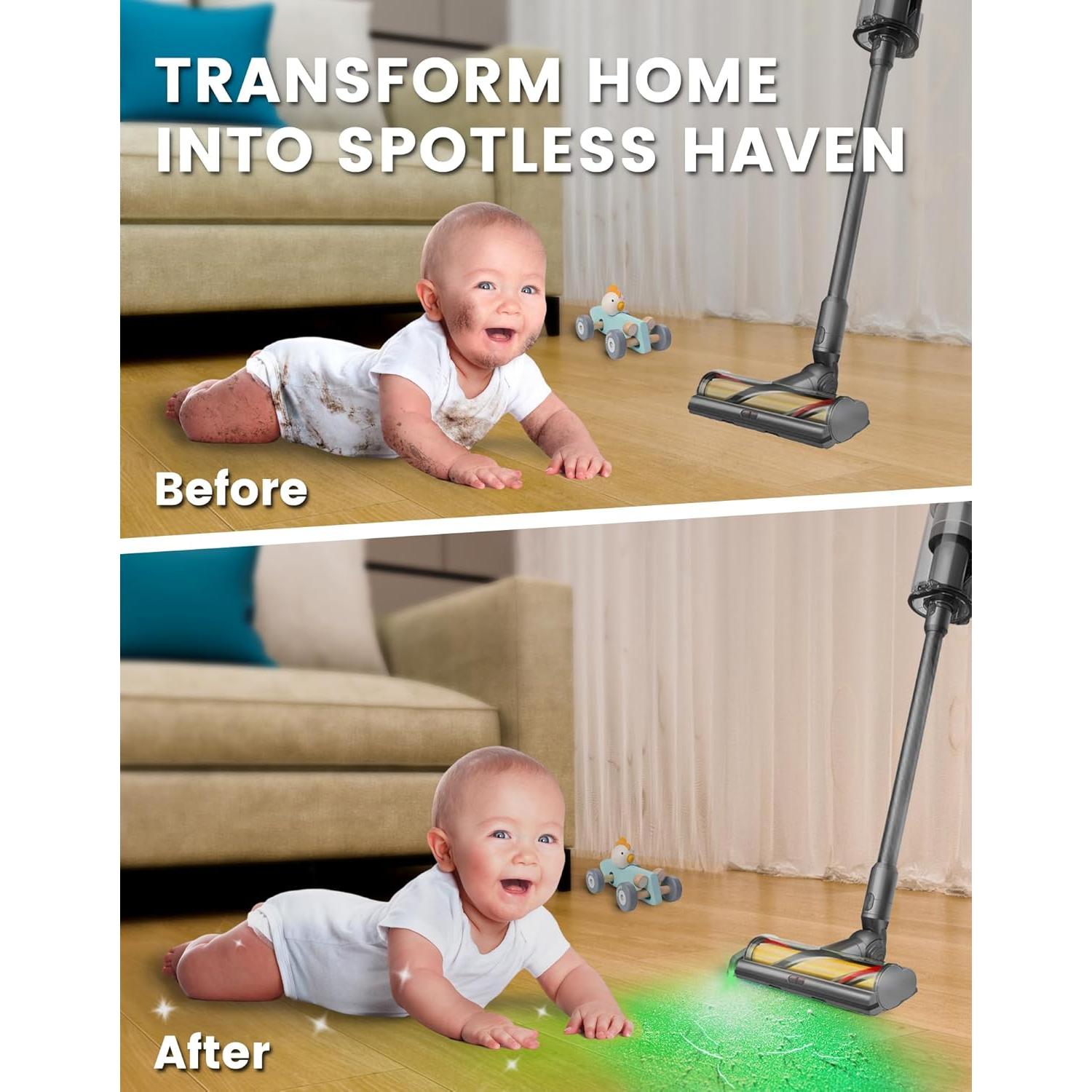 Luz de Vacío EICEM Verde Inalámbrica para Aspiradoras