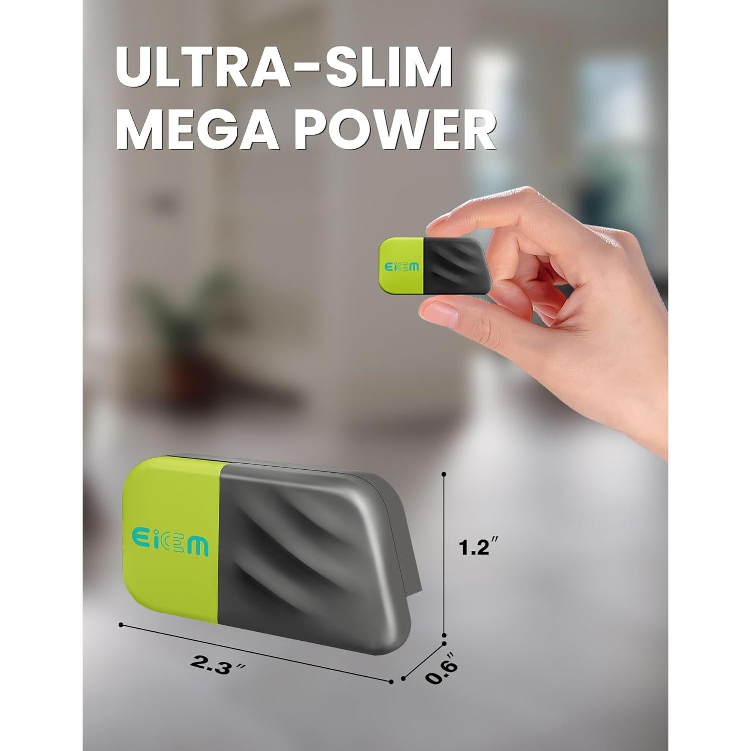 Luz de Vacío EICEM Verde Inalámbrica para Aspiradoras