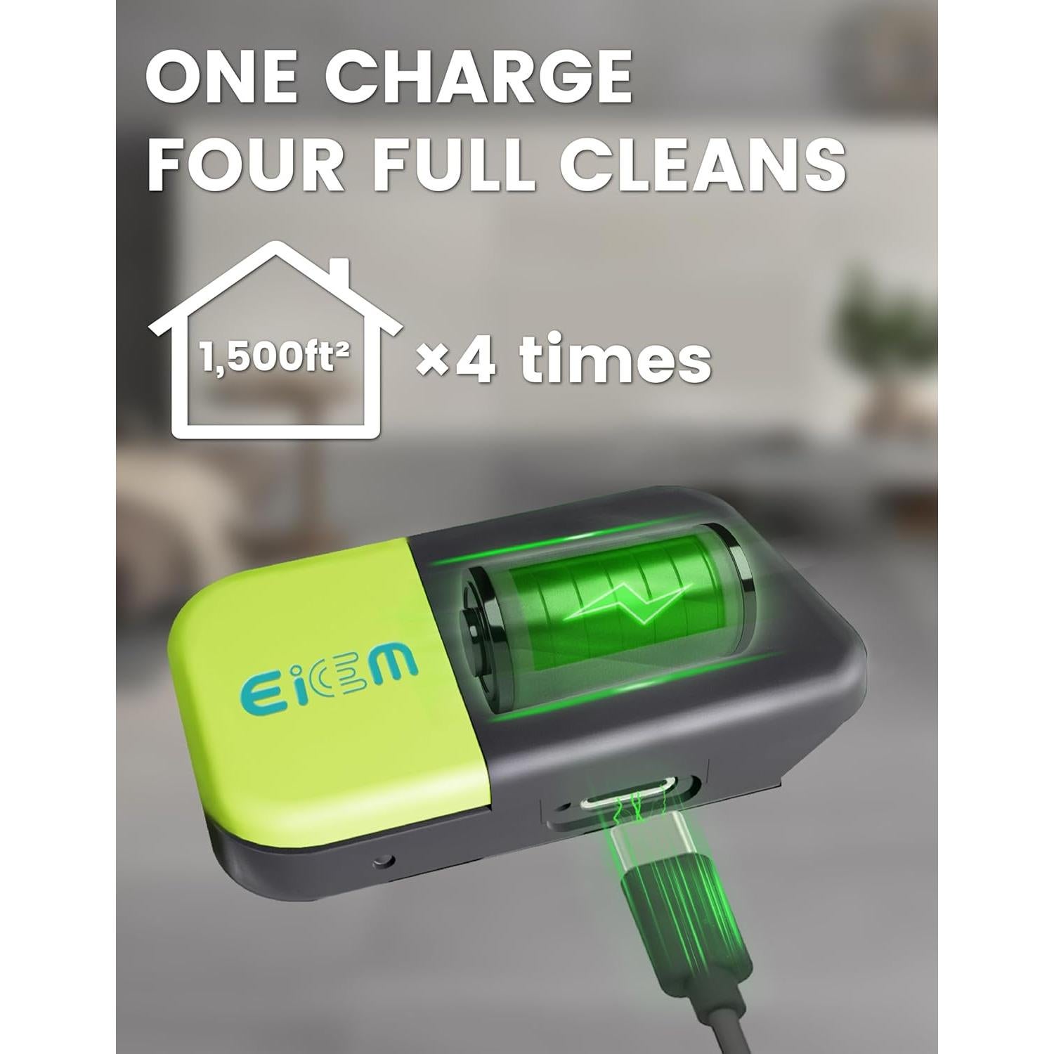 Luz de Vacío EICEM Verde Inalámbrica para Aspiradoras