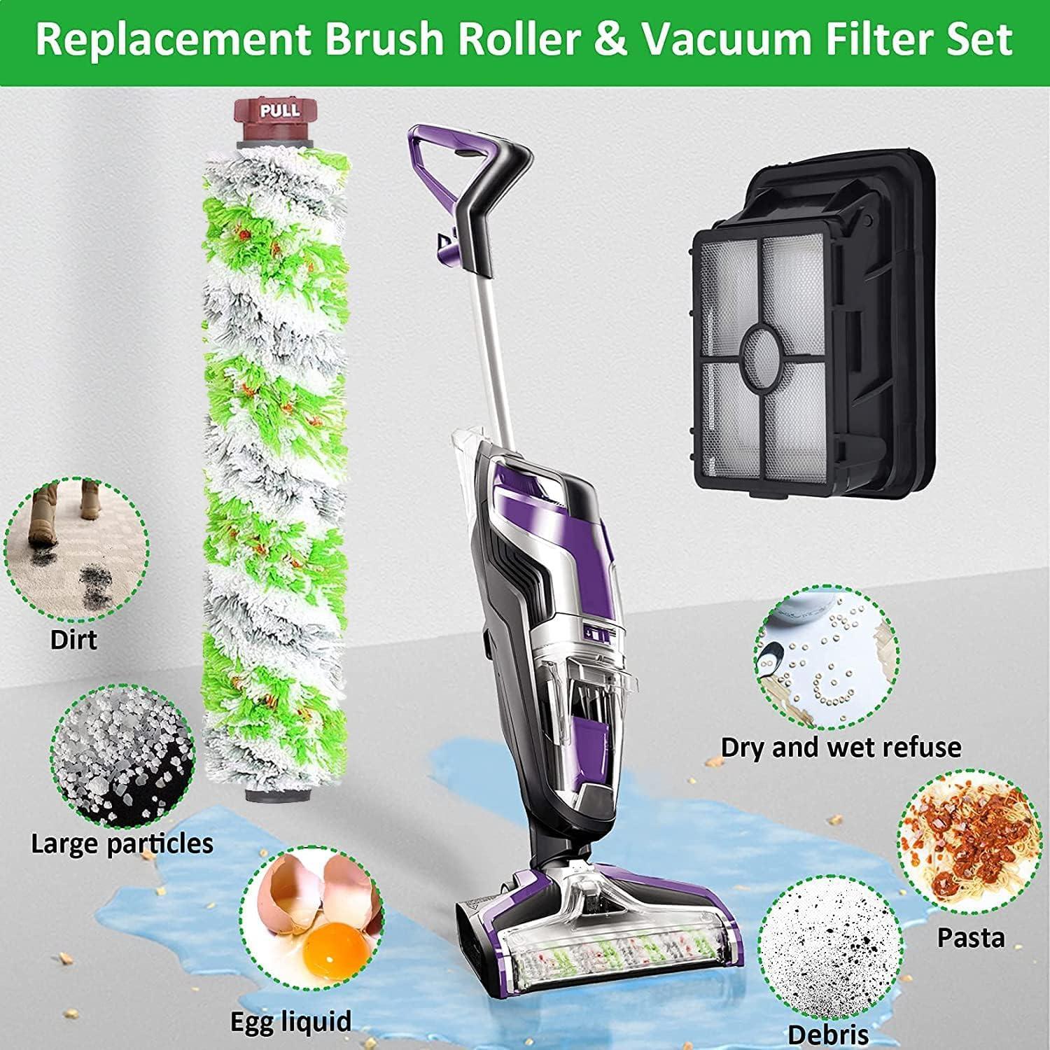 Piezas de Repuesto Bissell CrossWave Pet Pro 2 Rodillos + 2 Filtros