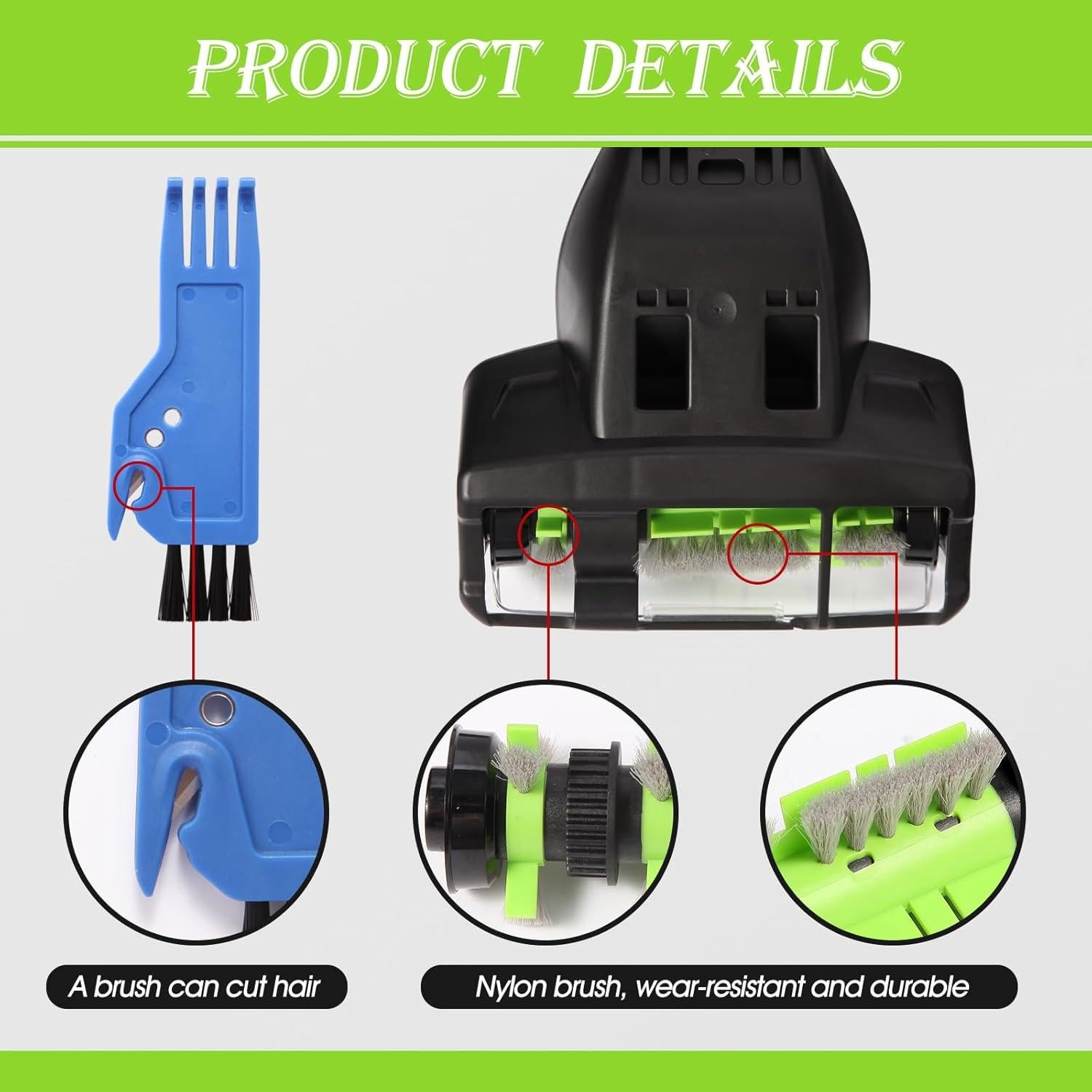 Cepillo para Mascotas Hcxvtyx 1.35in Compatible Bissell